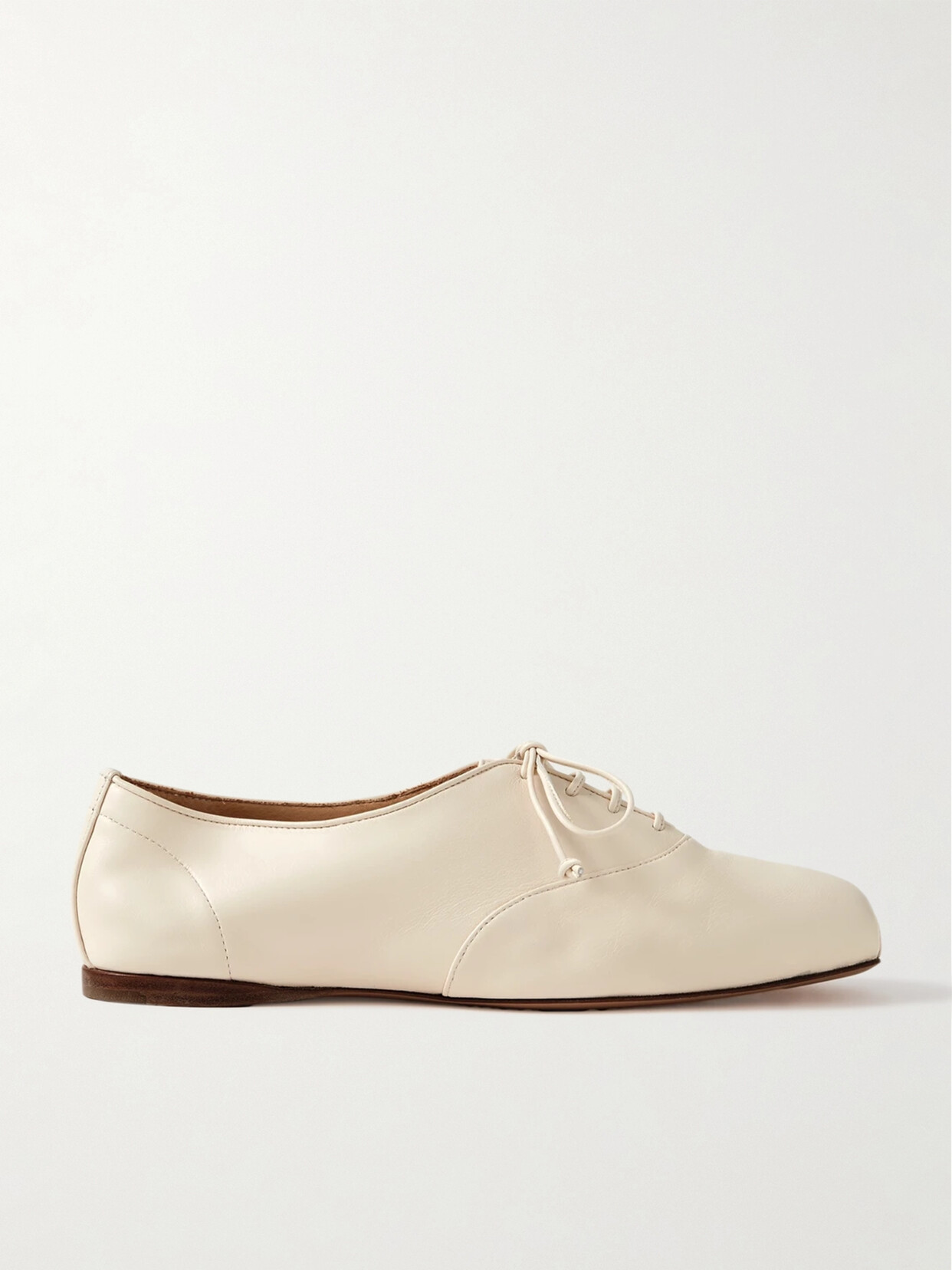 Gabriela Hearst - Maya Leather Brogues - Cream