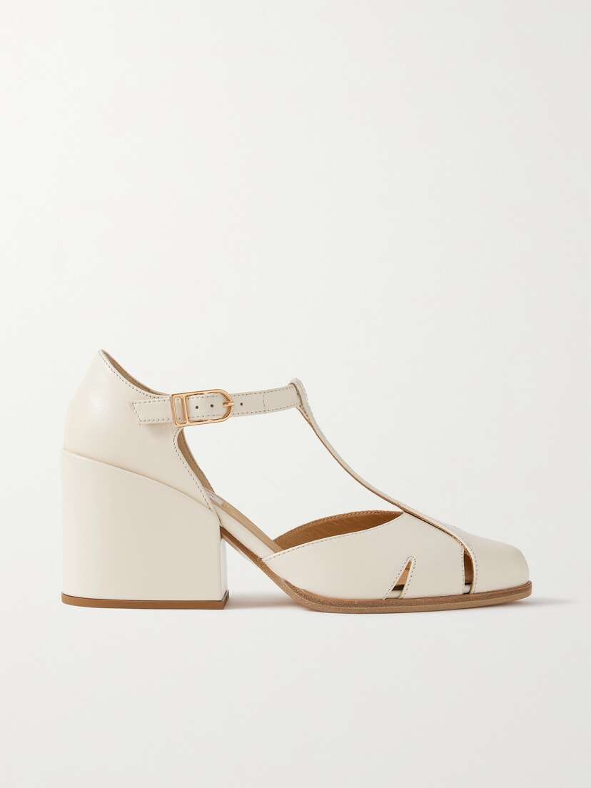 Gabriela Hearst + Net Sustain Hawes Leather Mary Jane Pumps