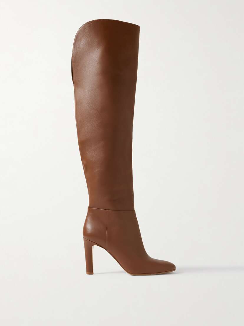 Gabriela Hearst Linda Leather Over-the-knee Boots