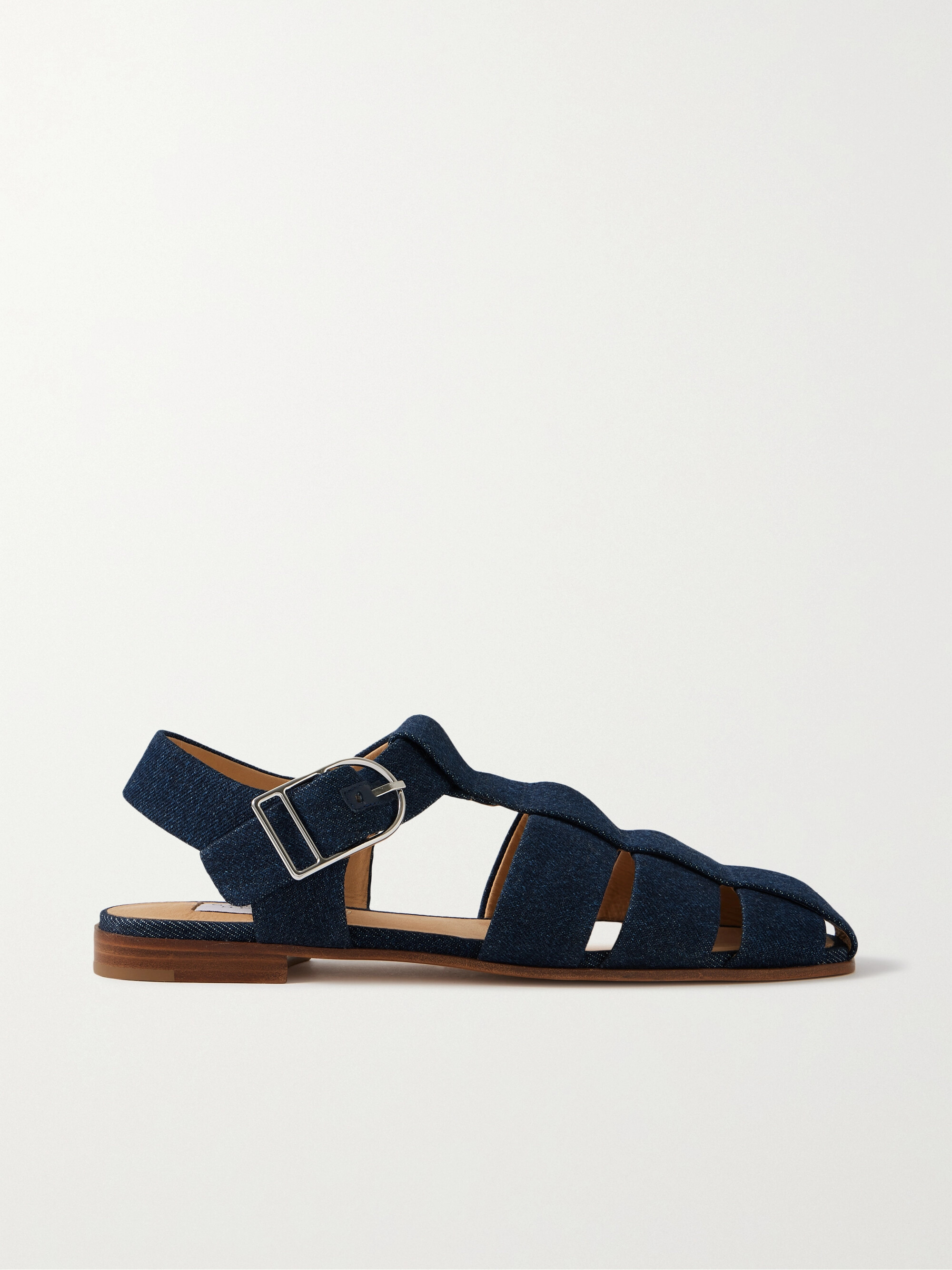 Gabriela Hearst + NET SUSTAIN Lynn organic denim sandals