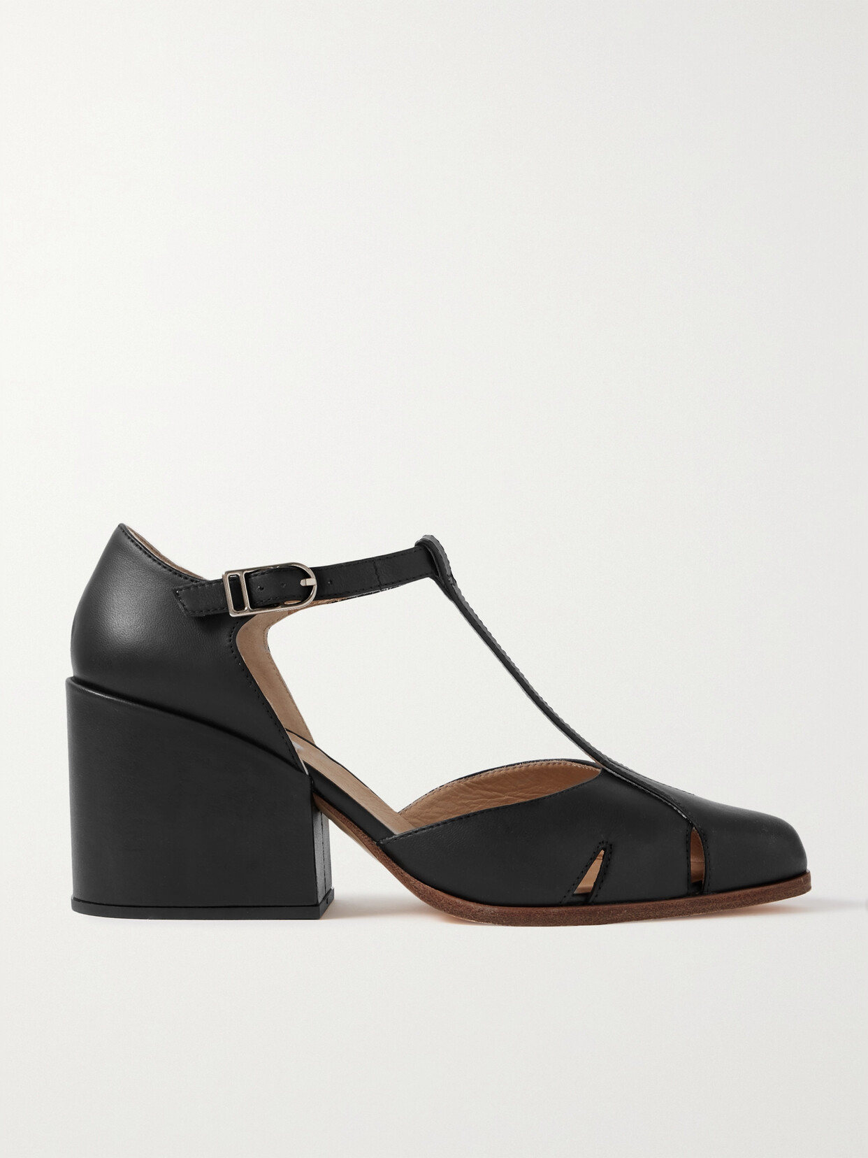 Gabriela Hearst - + Net Sustain Hawes Leather Mary Jane Pumps - Black