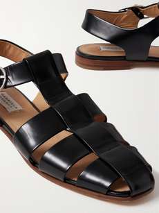 GABRIELA HEARST Lynn leather sandals | NET-A-PORTER