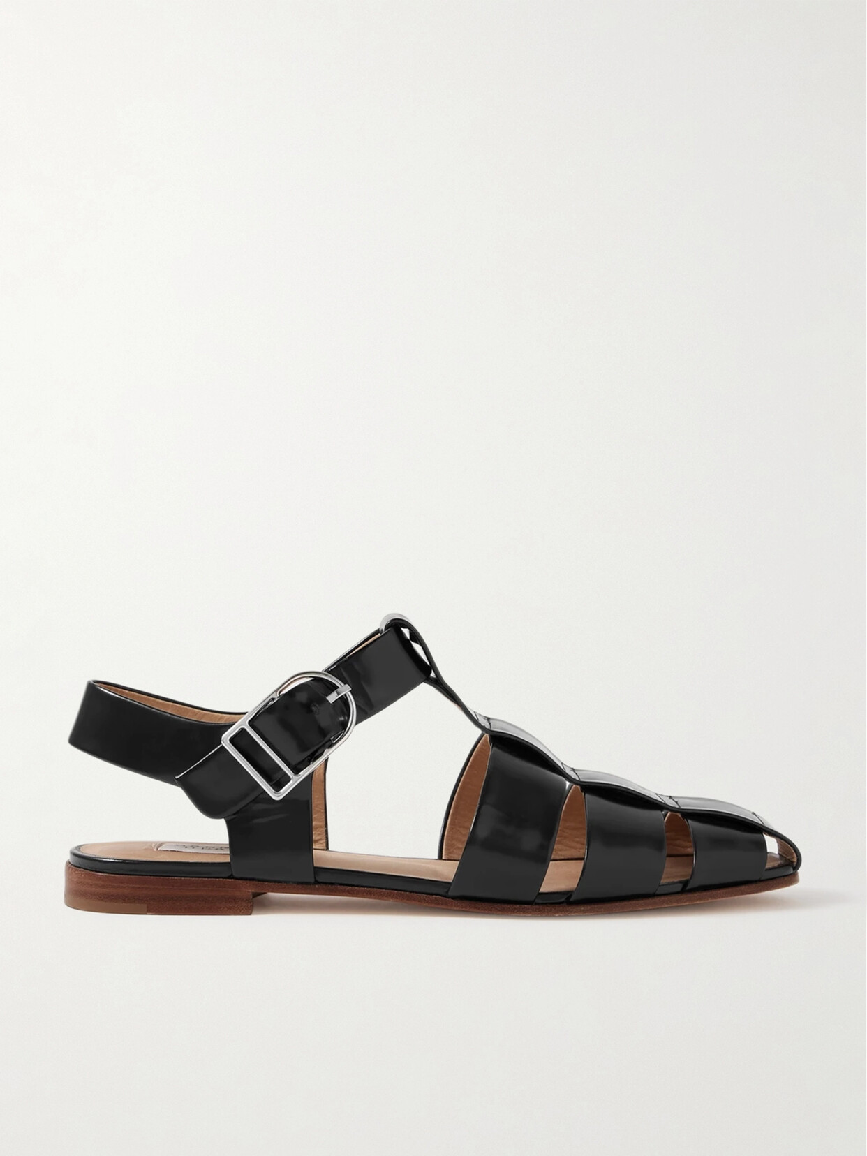 Gabriela Hearst Lynn Leather Sandals In Black