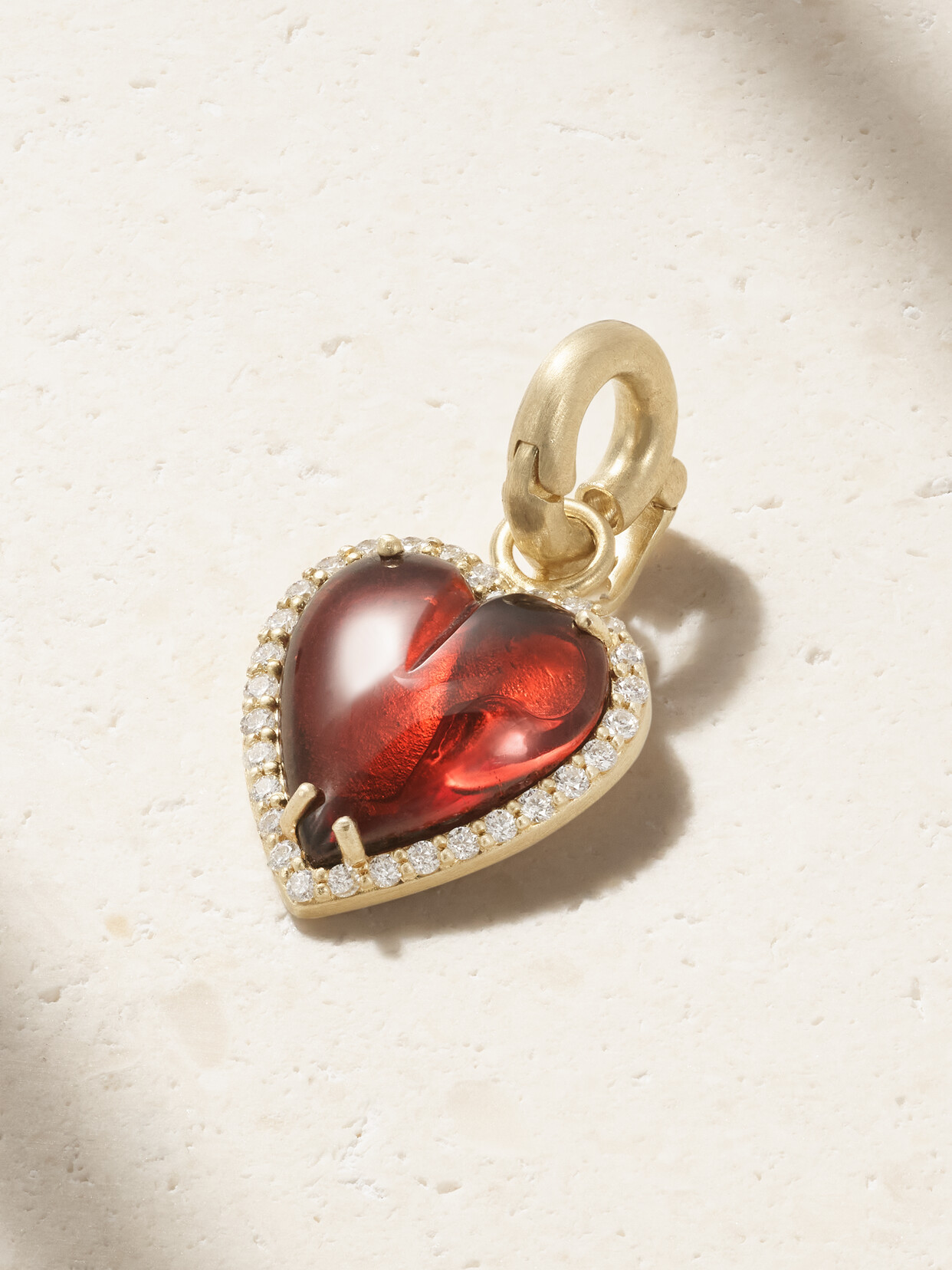 Storrow Alana 14-karat , Garnet And Diamond Pendant