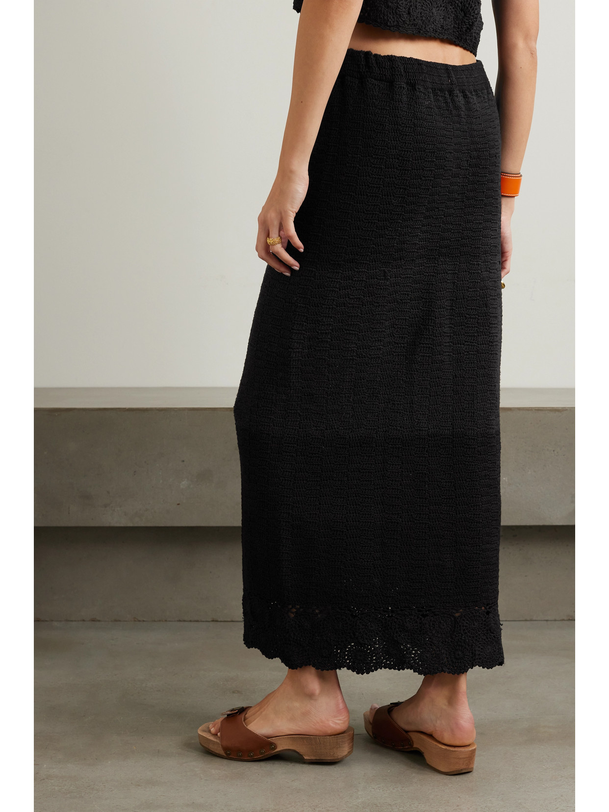 + Net Sustain Lula Crocheted Cotton Midi