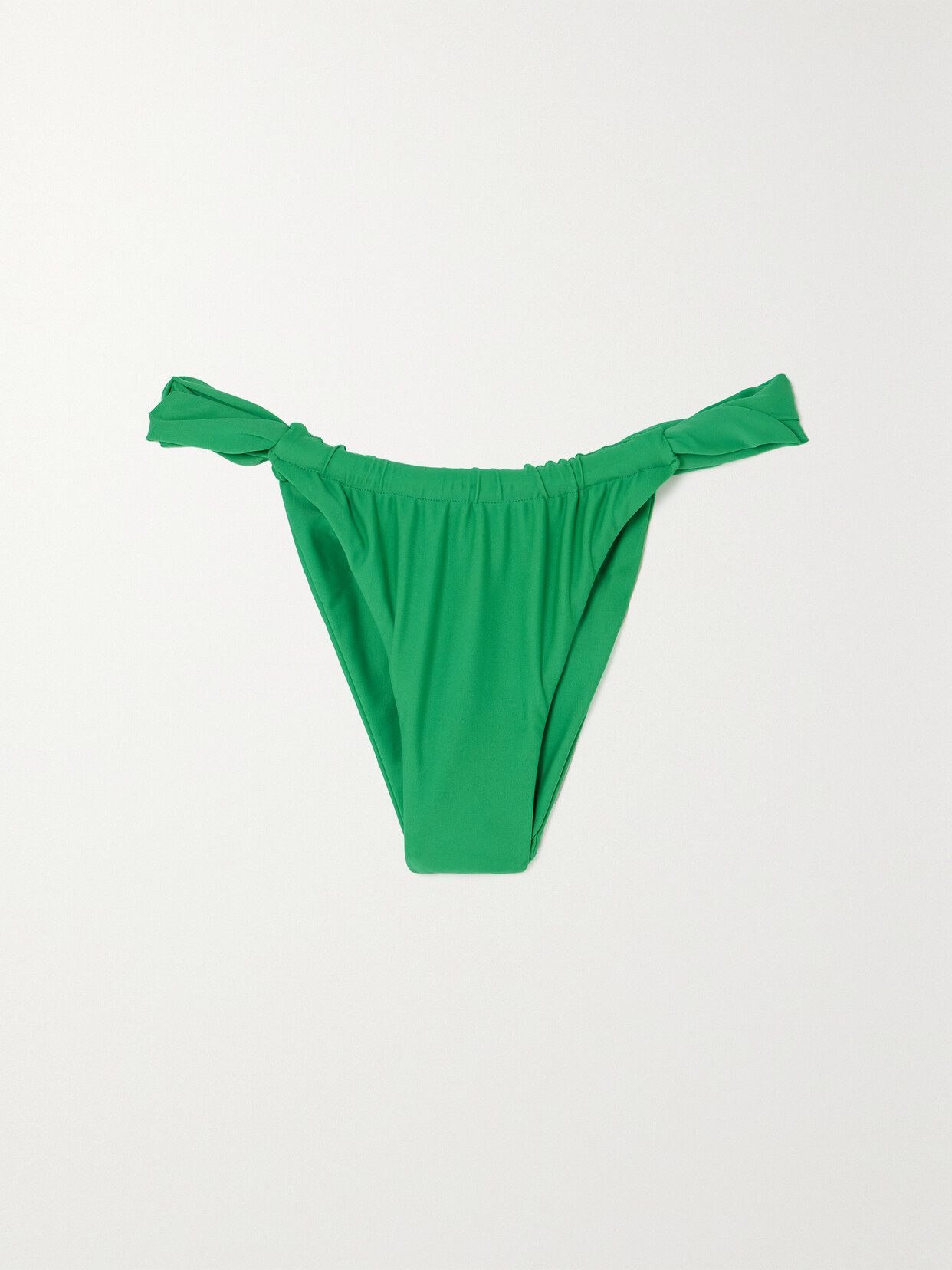 Faithfull The Brand + Net Sustain Andez Stretch-repreve Bikini Briefs In Green