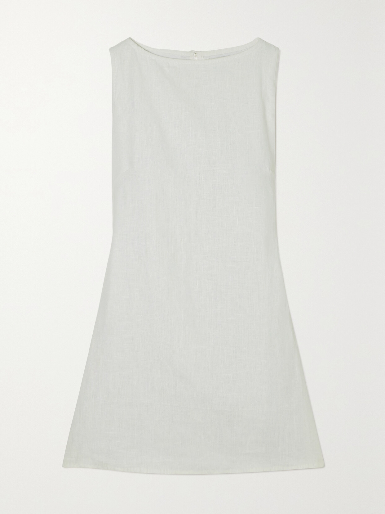 Faithfull The Brand + Net Sustain Lui Linen Mini Dress In White