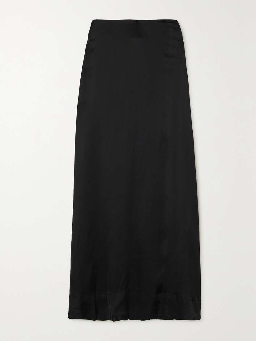 Faithfull + Net Sustain Noemi Satin Maxi Skirt