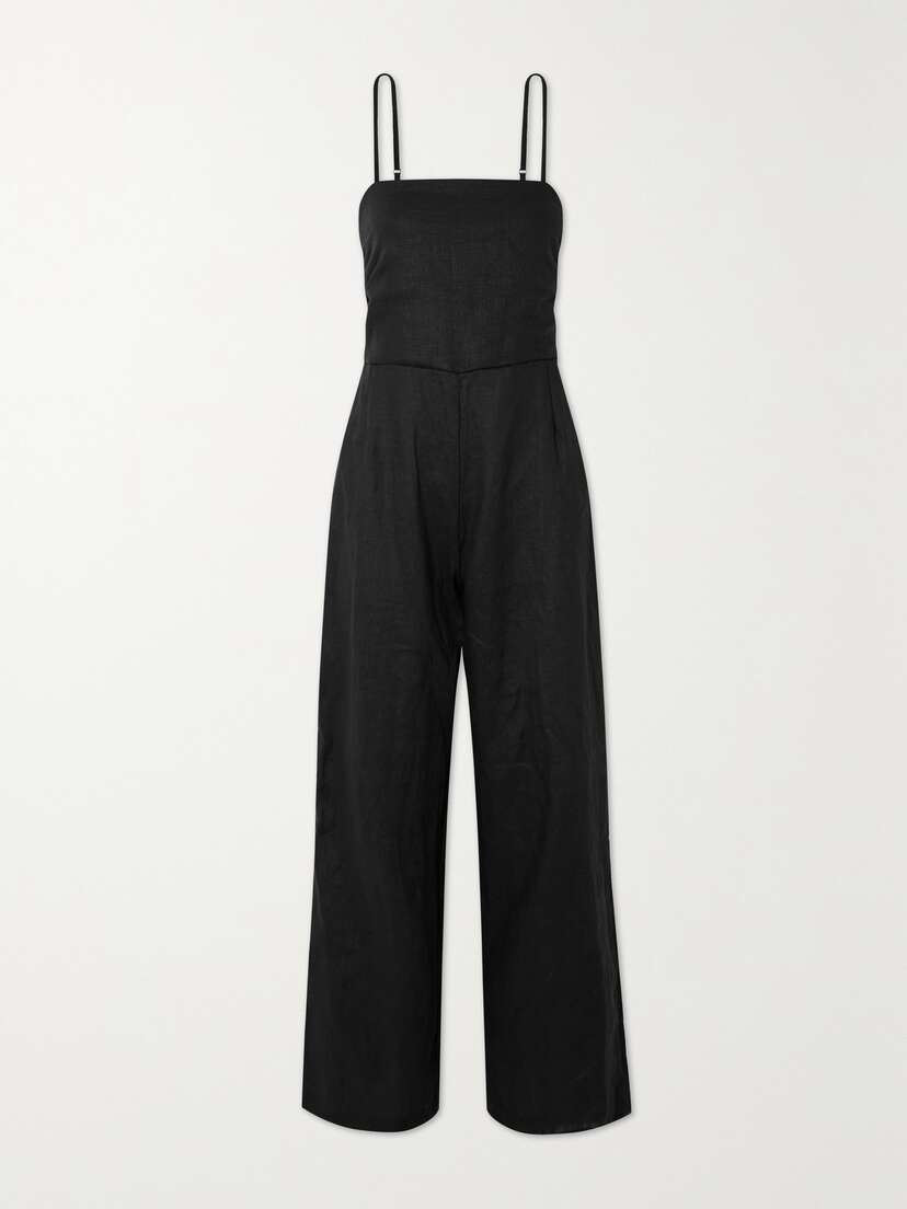 Faithfull + Net Sustain Algarve Linen Jumpsuit - xx large