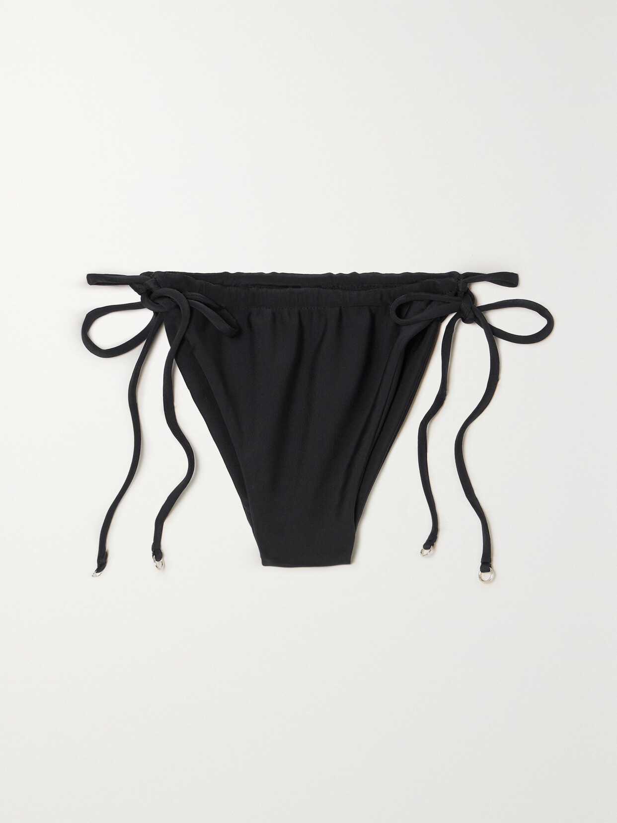 Faithfull The Brand + Net Sustain Pacific Stretch-econyl Bikini Briefs In Black