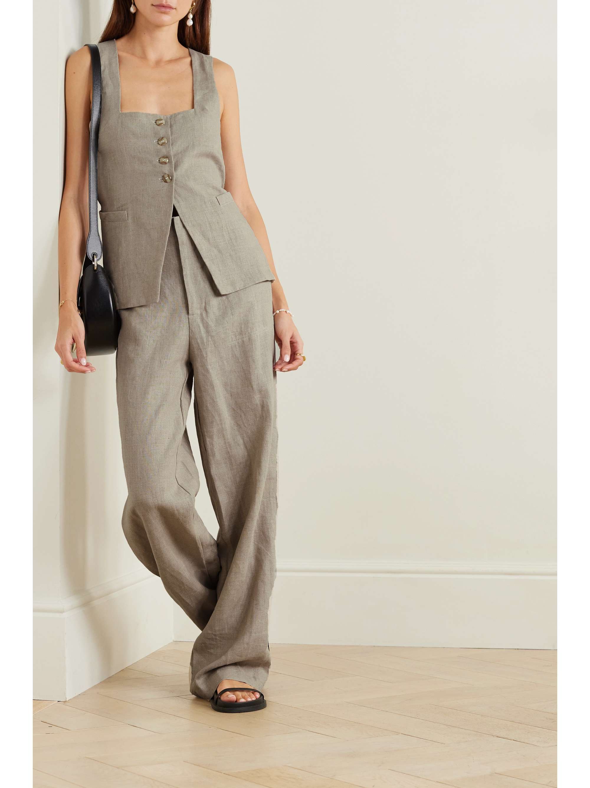 + NET SUSTAIN Maya linen vest