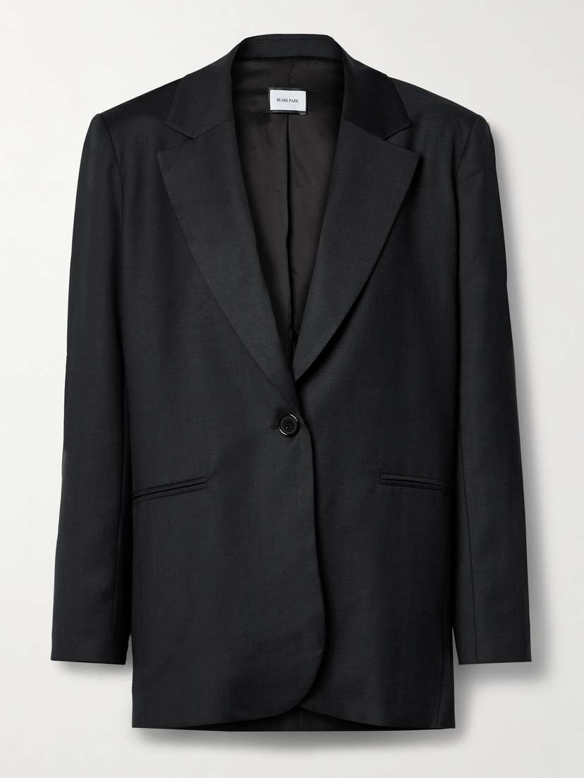 BEARE PARK Wool-twill Blazer - UK 16