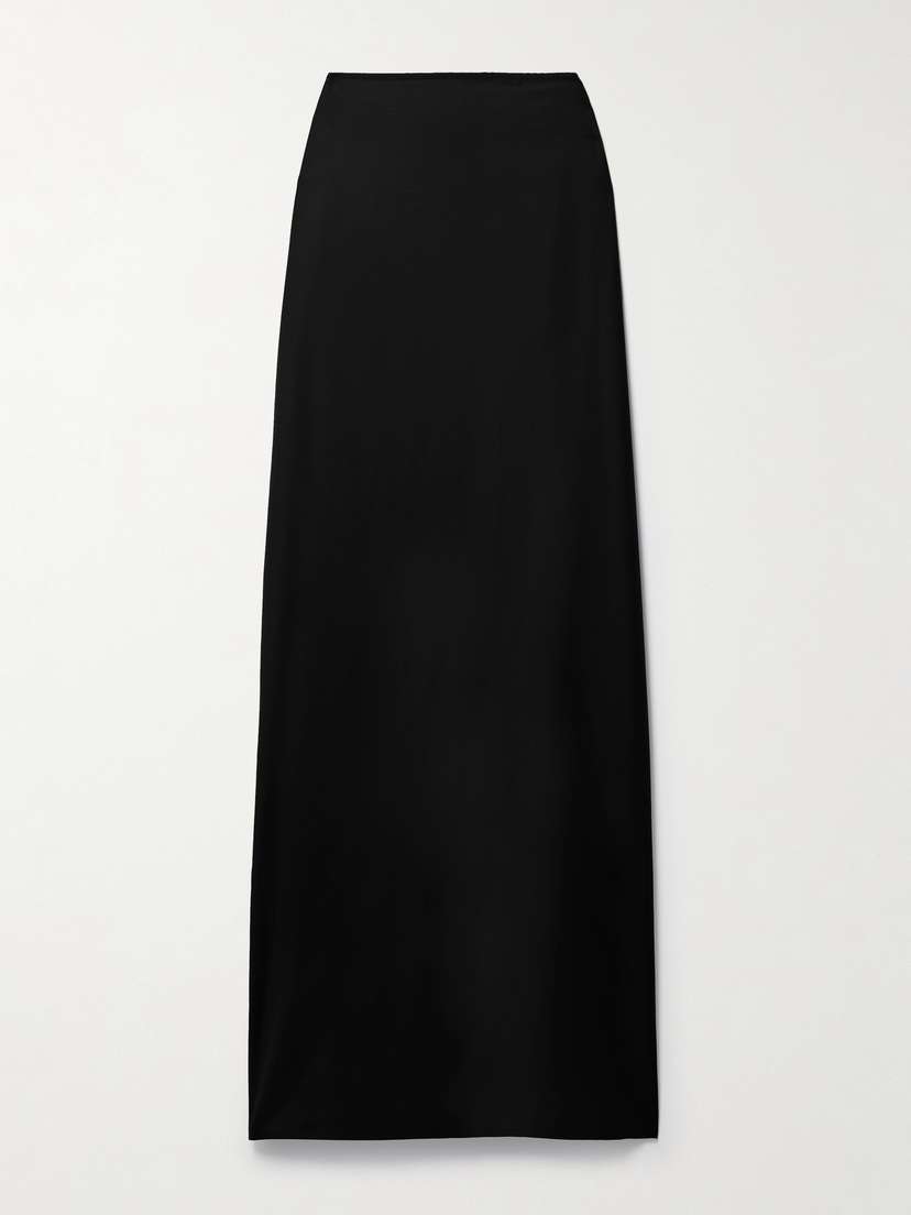 BEARE PARK Wool-twill Maxi Skirt