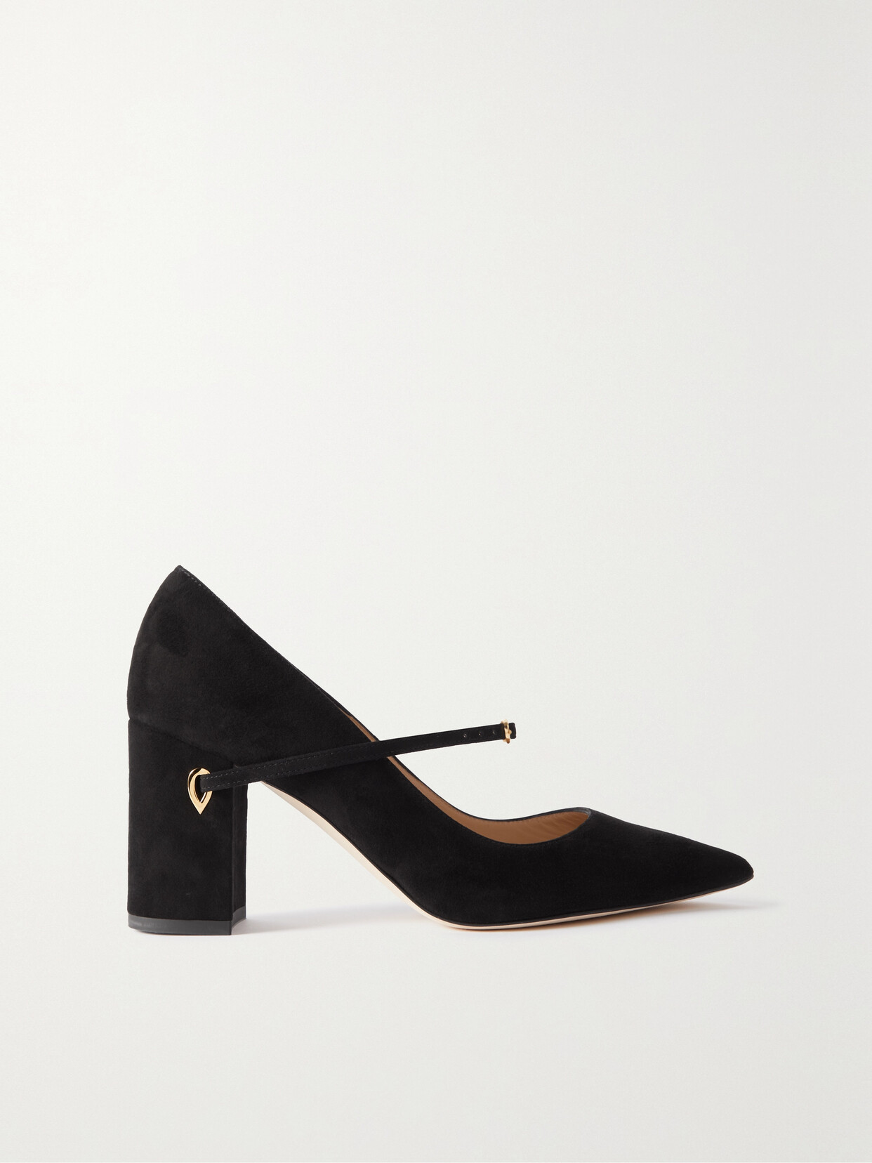 Jennifer Chamandi Lore 85 Suede Pumps In Black