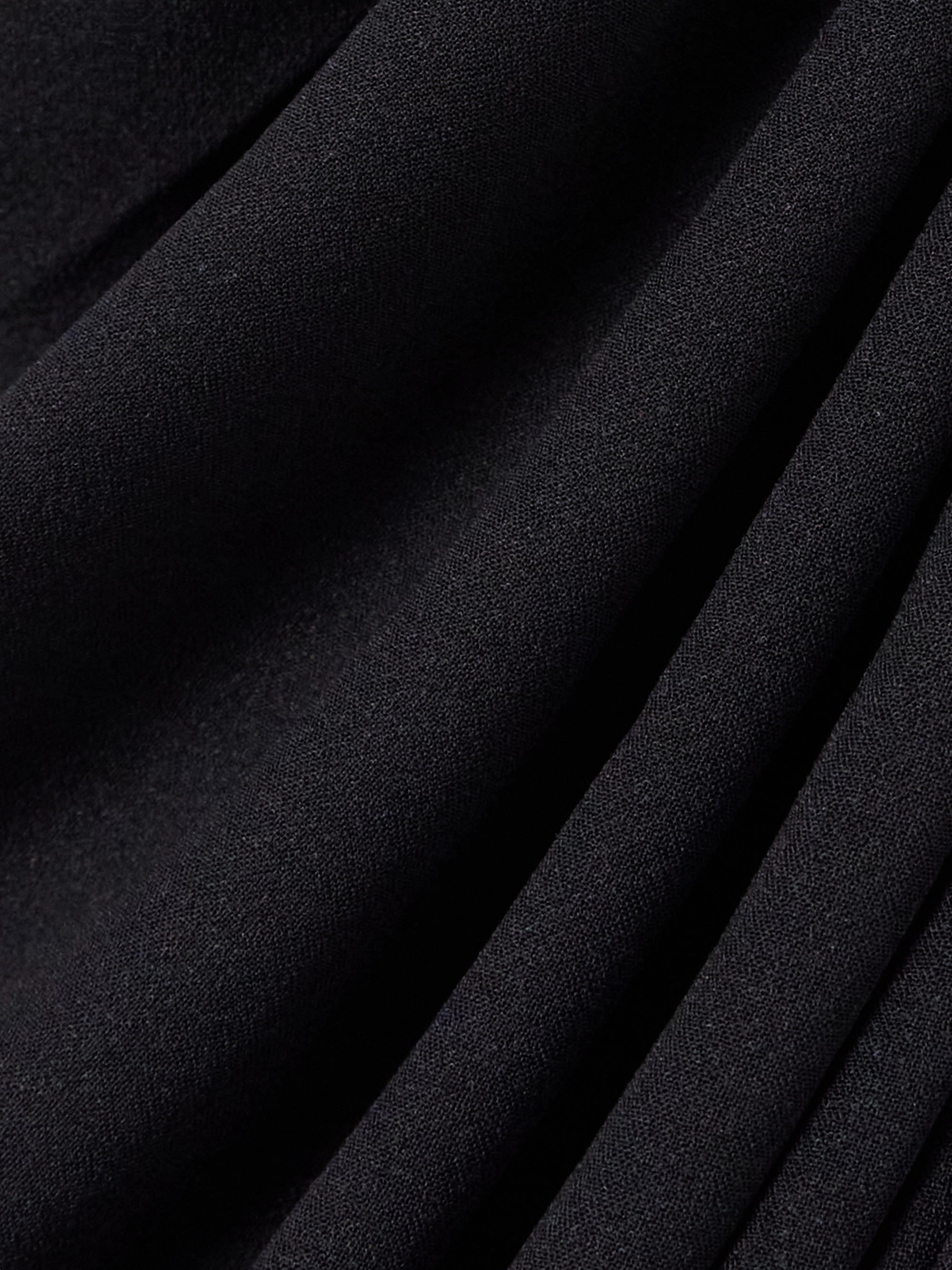 Helmut Lang Draped layered crepe mini dress thumbnail