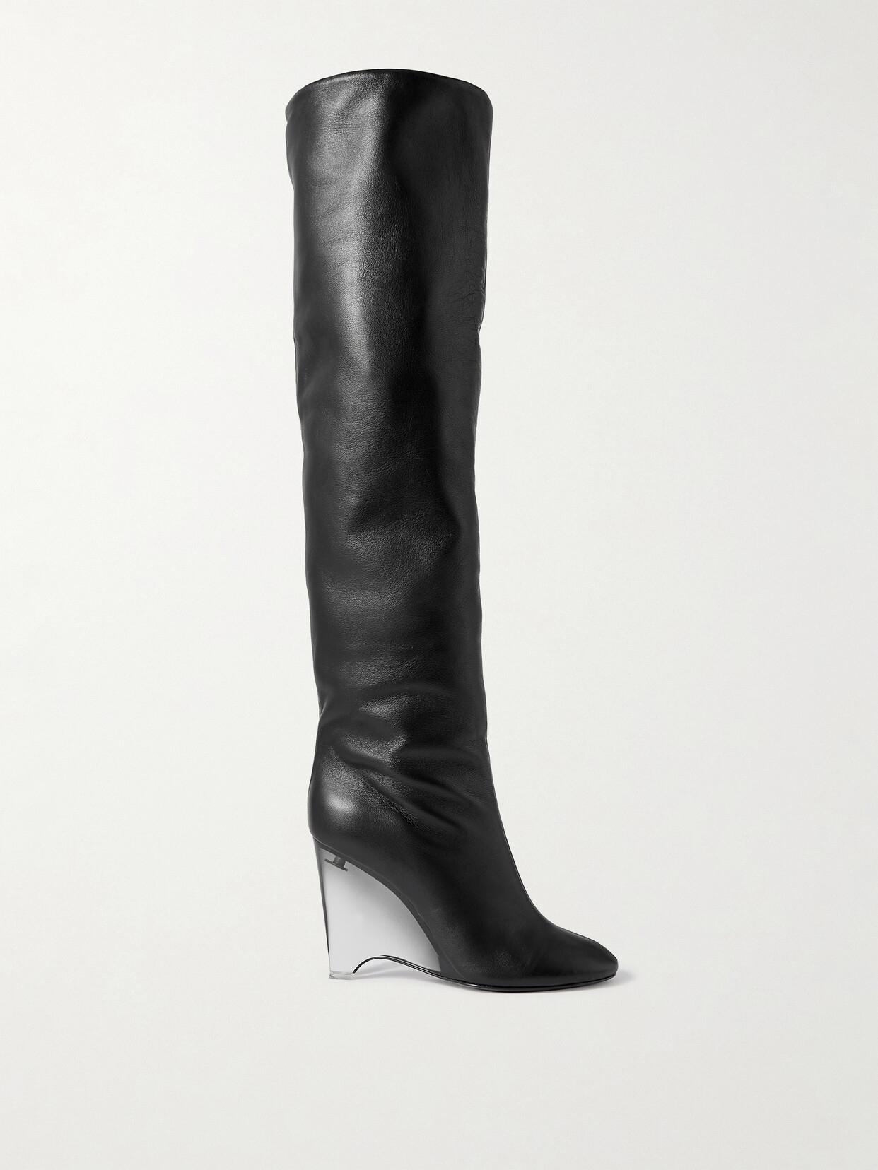 Alaïa Leather Knee-high Boots In Black