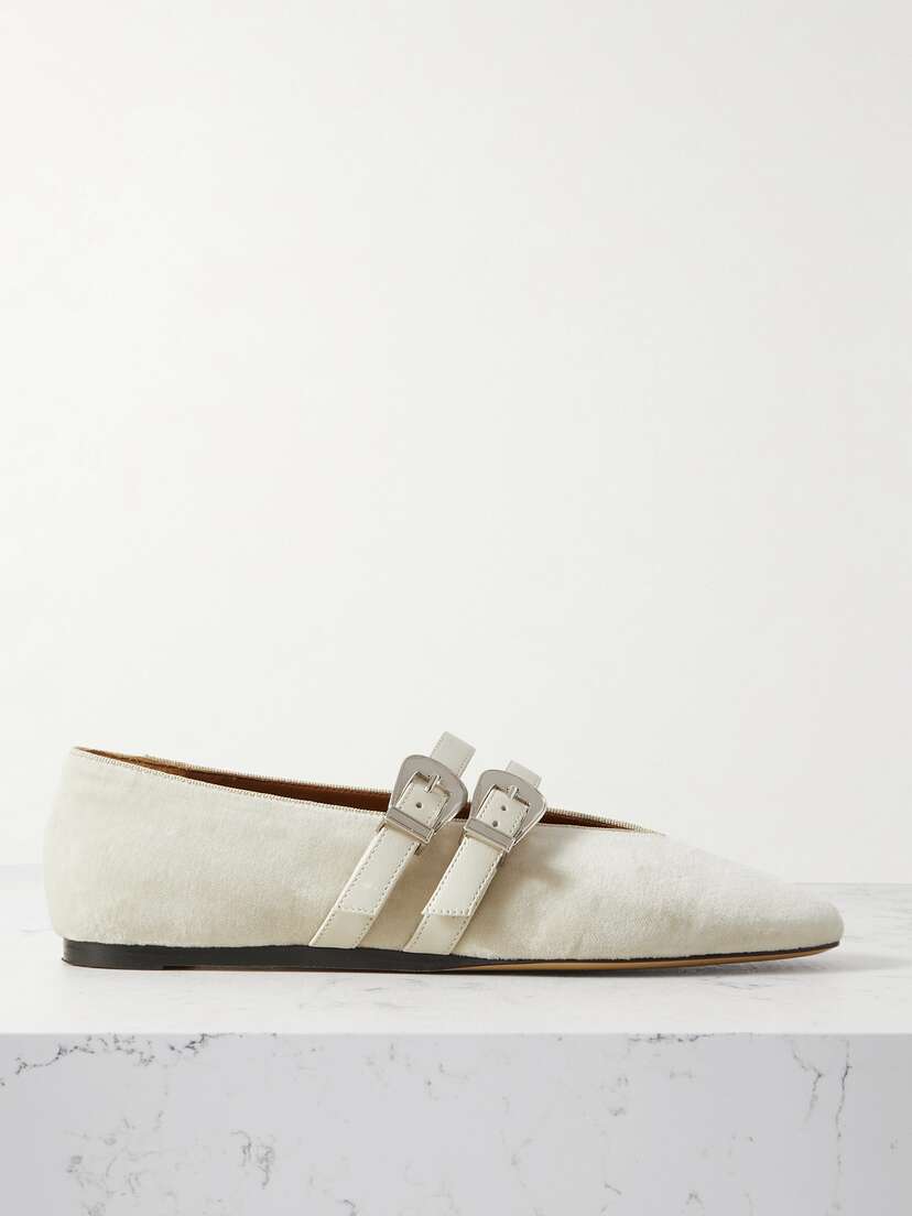 Le Monde Béryl Claudia Leather Mary Jane Ballet Flats