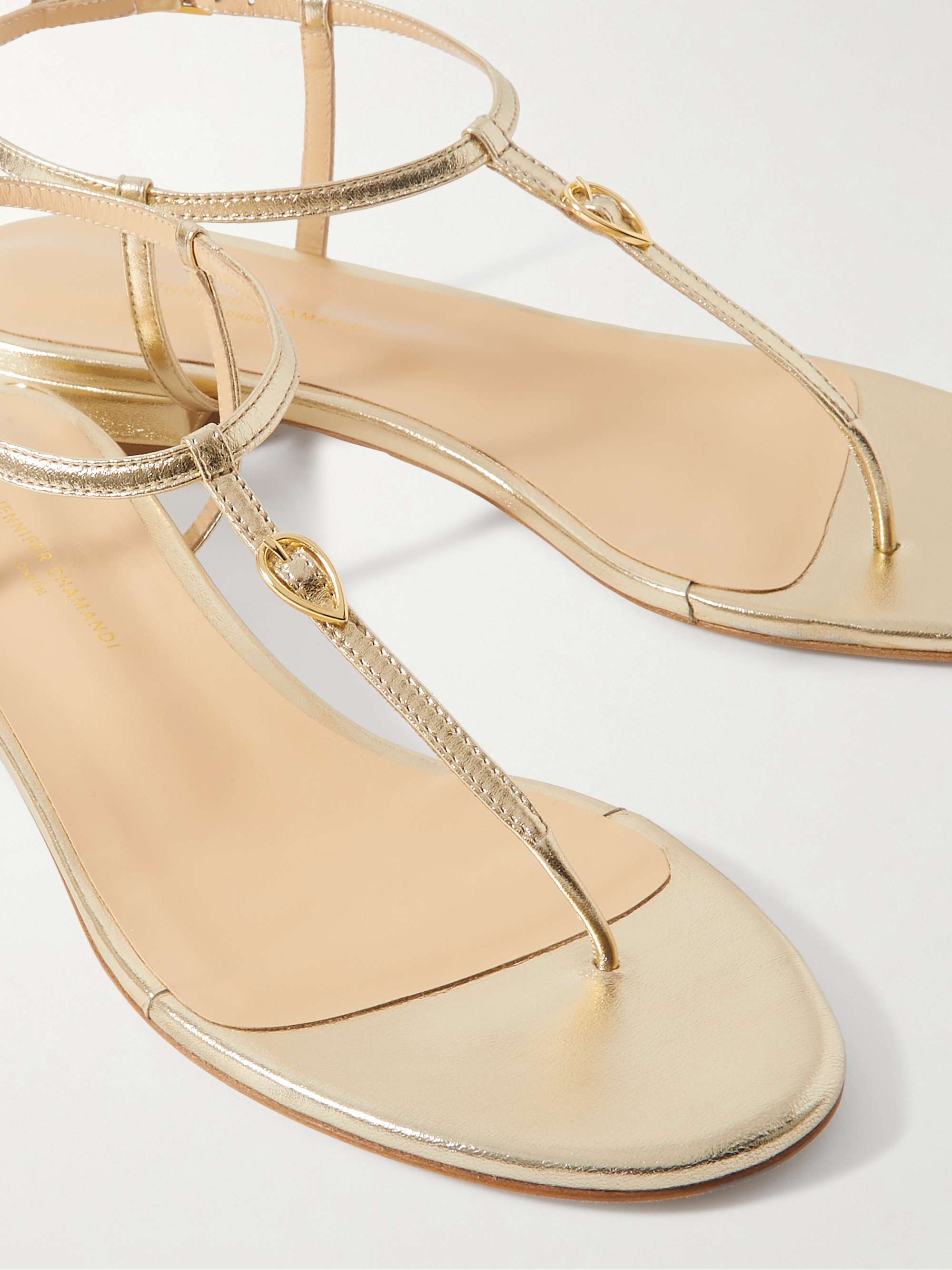 JENNIFER CHAMANDI Pietro 20 leather sandals
