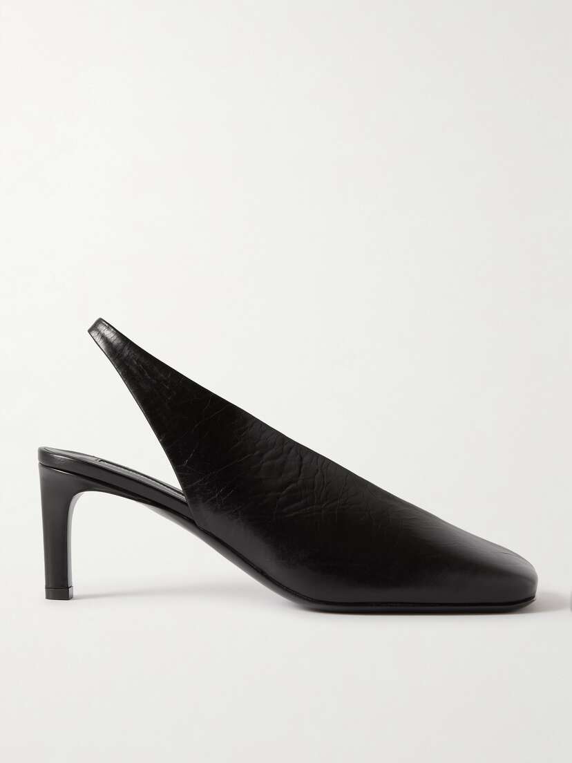 Jil Sander Leather Slingback Pumps