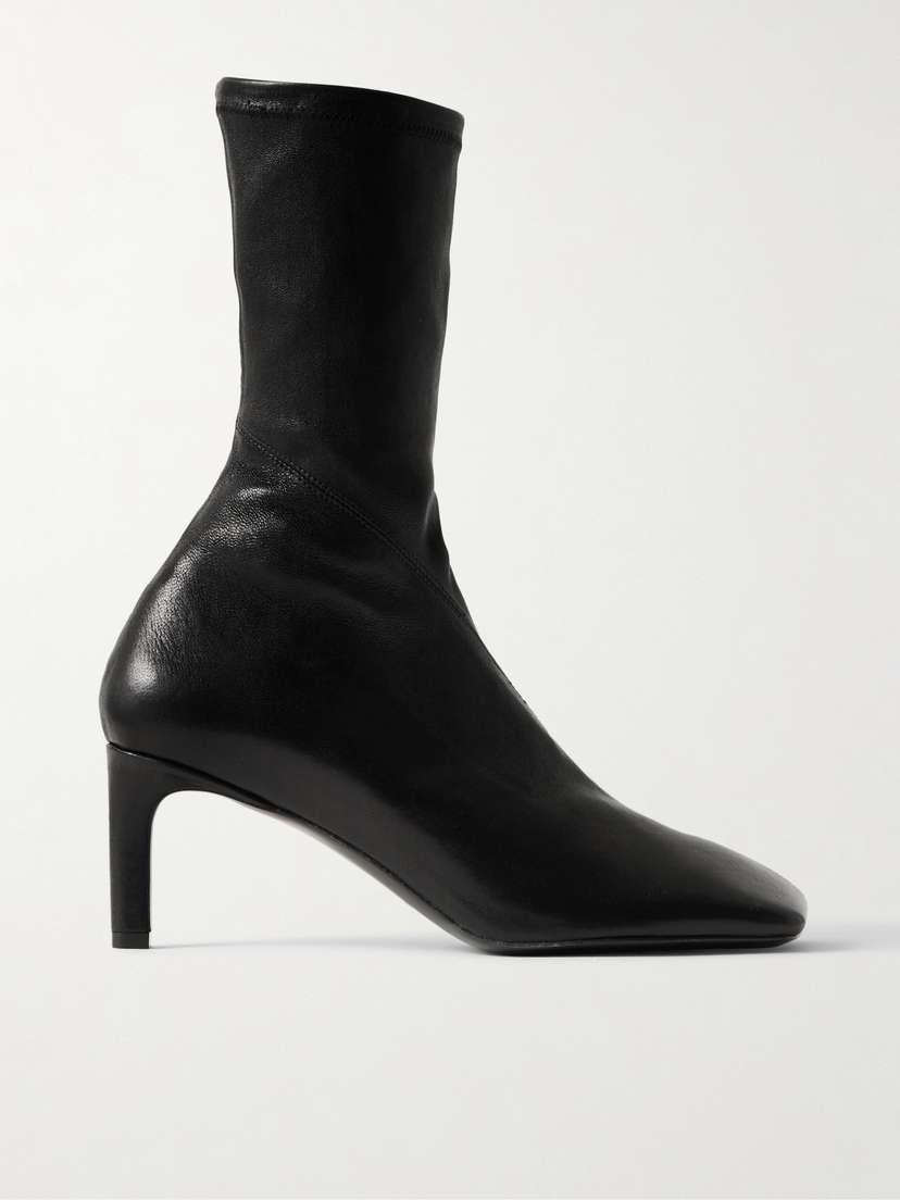 Jil Sander Leather Sock Boots