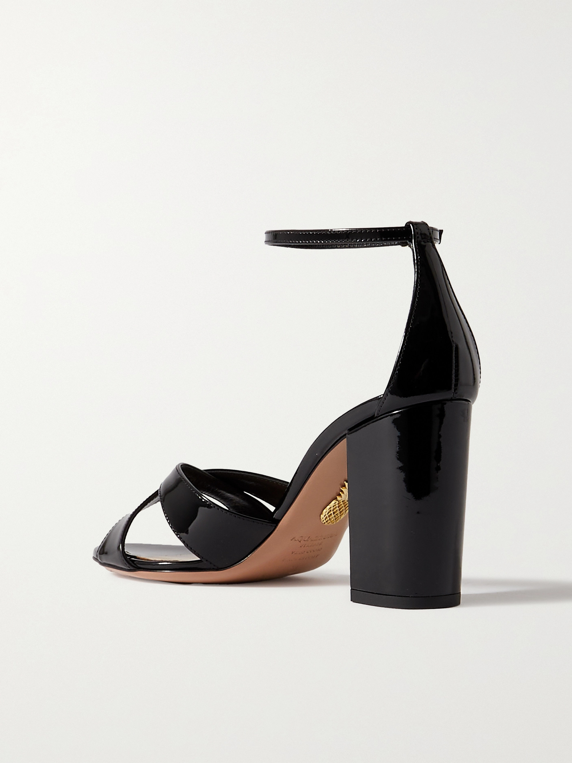 AQUAZZURA Divine 85 patent-leather sandals thumbnail