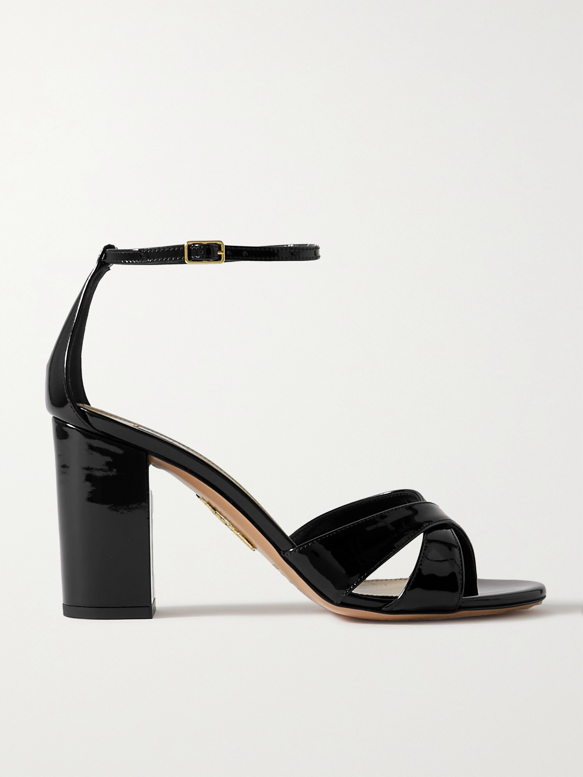 AQUAZZURA Divine 85 patent-leather sandals