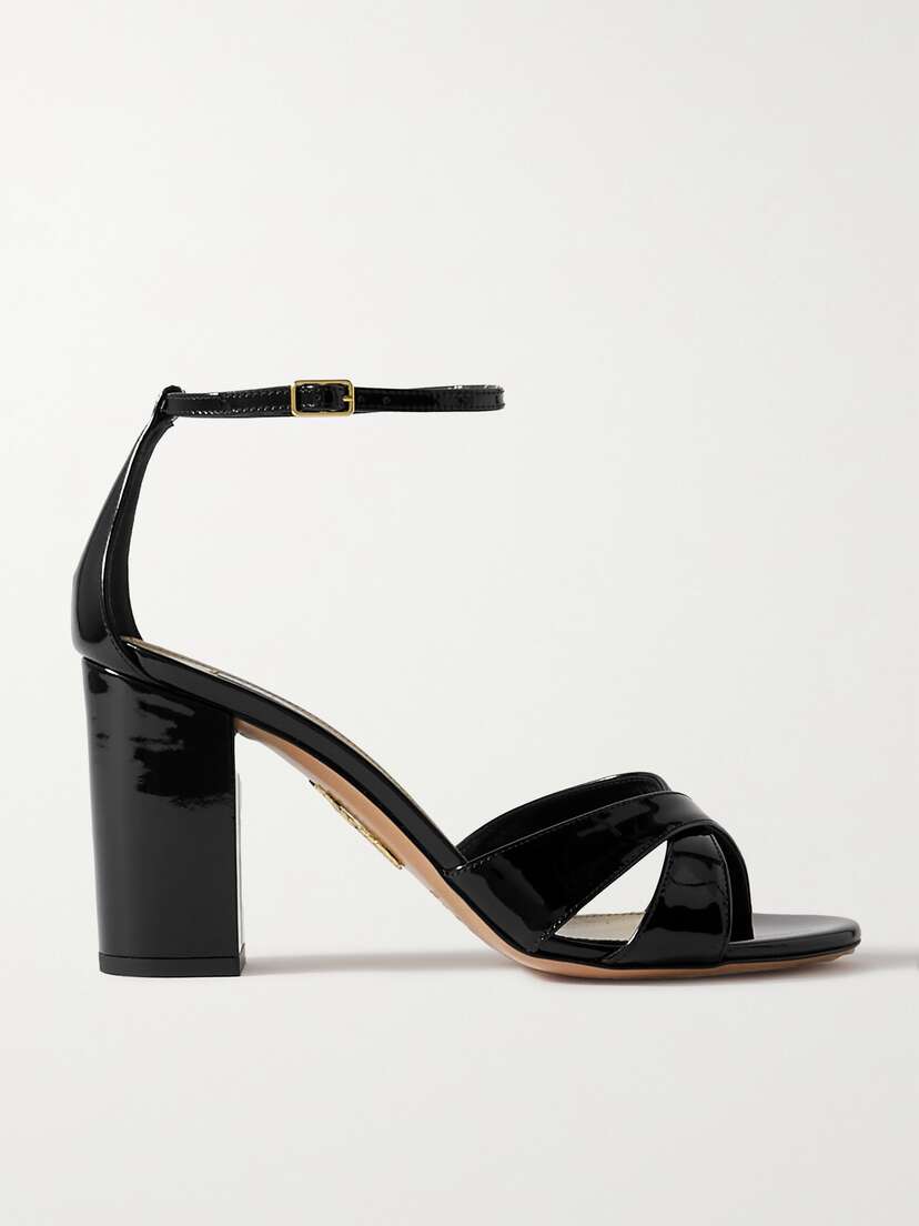 Aquazzura Divine 85 Patent-leather Sandals