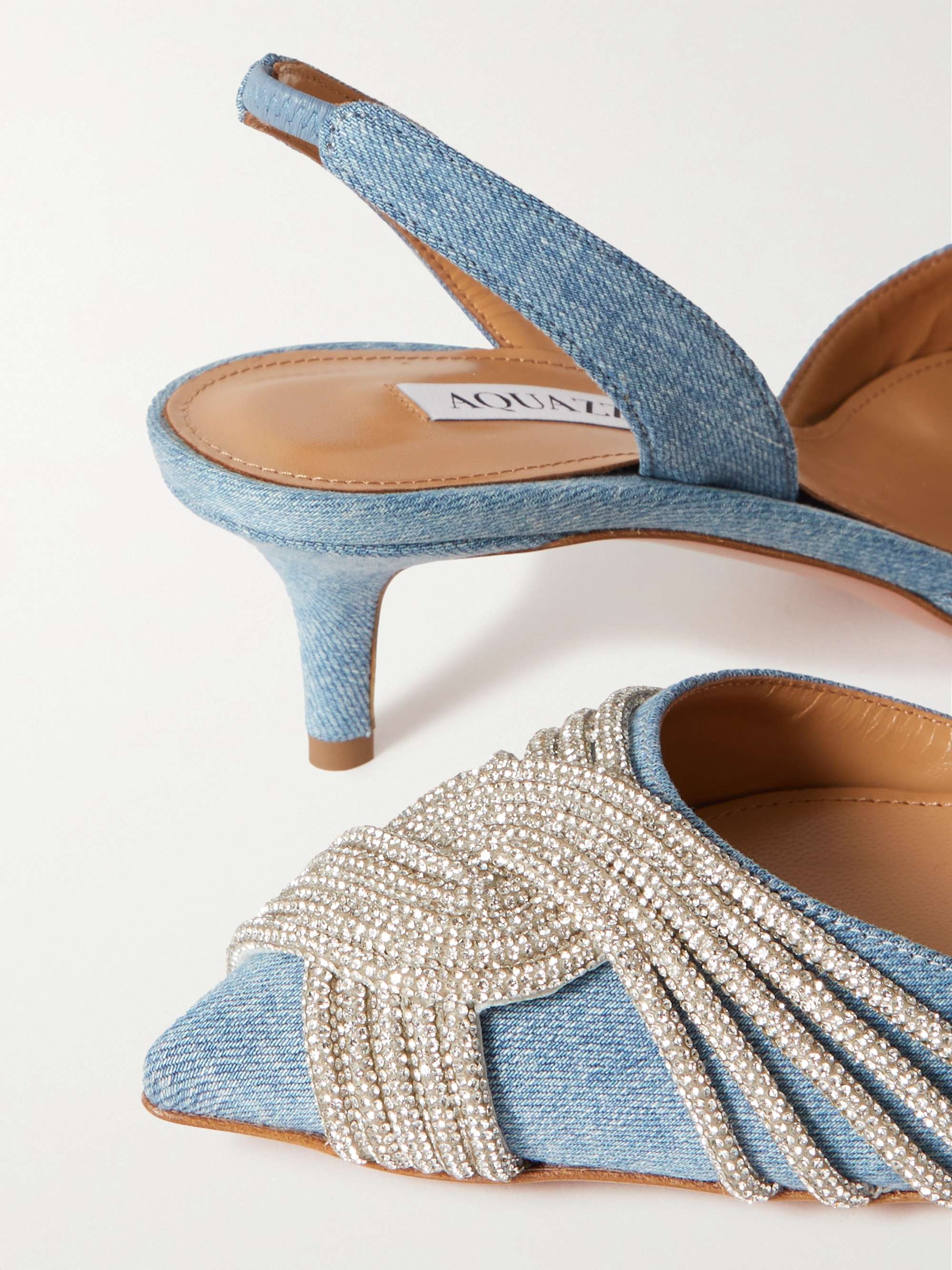 Aquazzura on sale blue heels