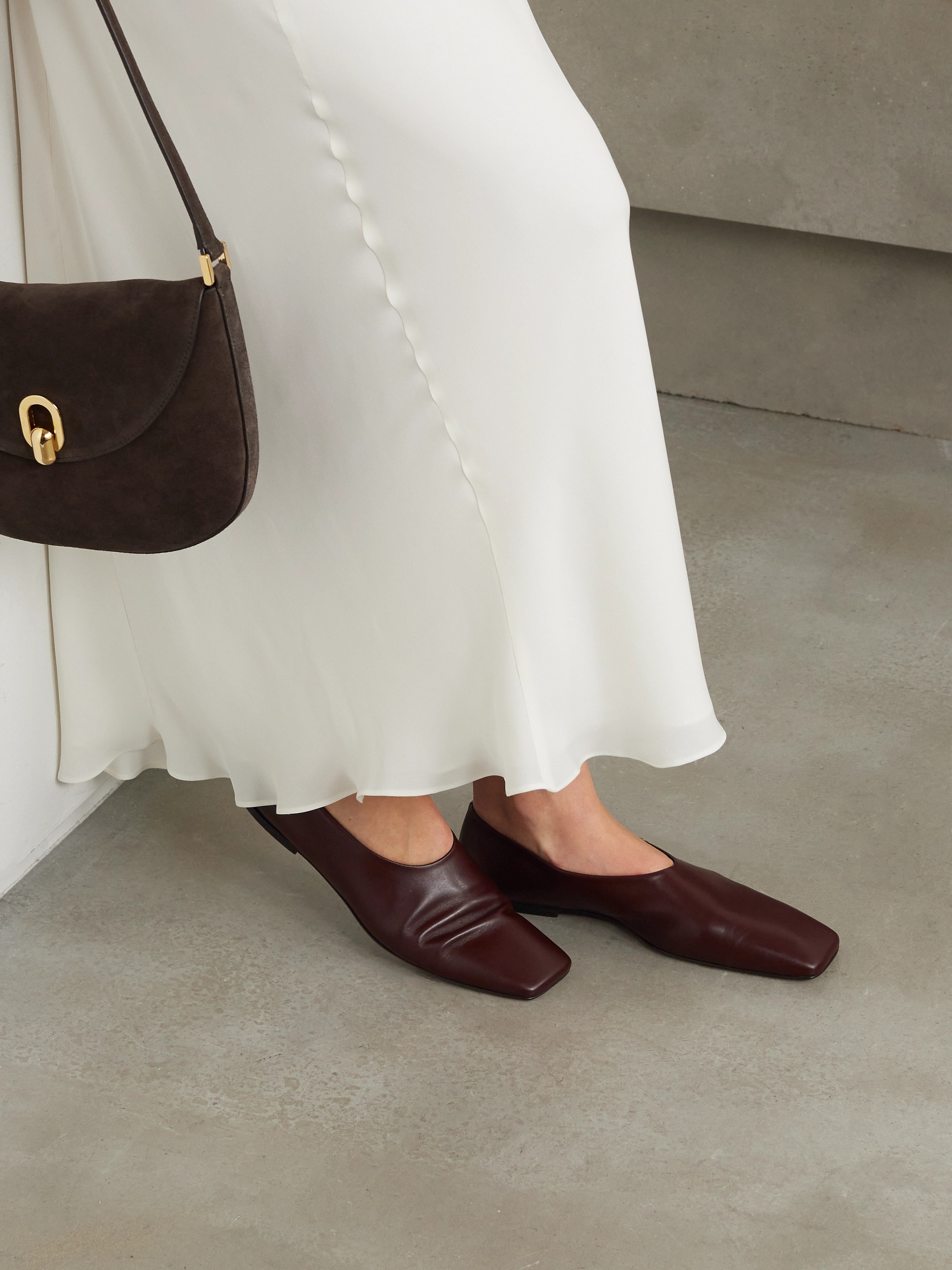 NEOUS Atlas leather ballet flats thumbnail
