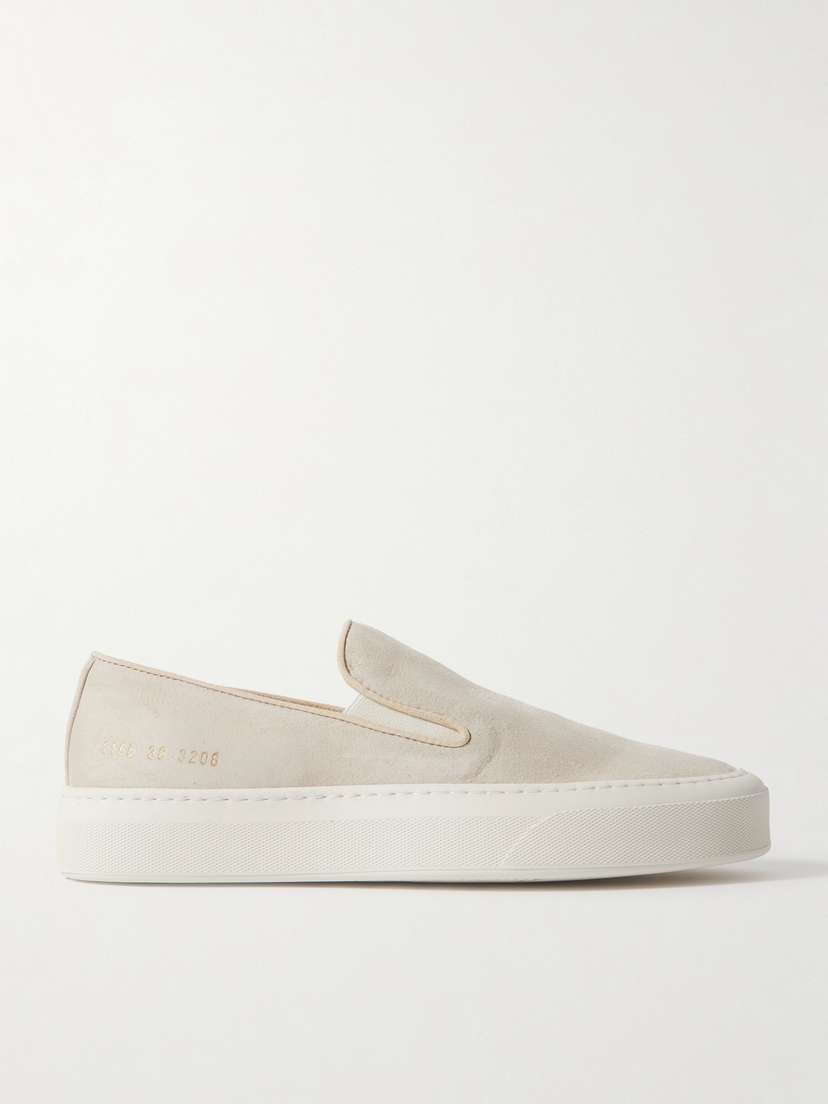 Common Projects Suede Slip-on Sneakers