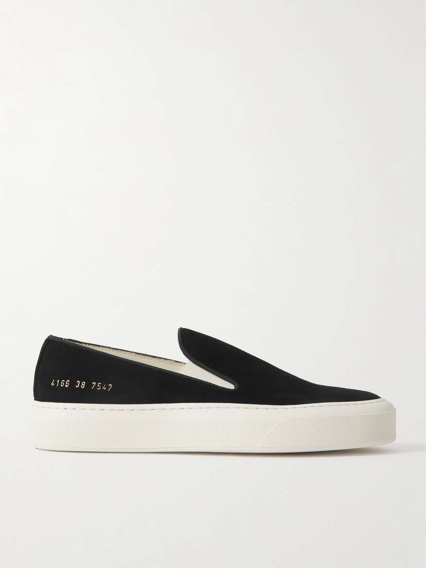 Common Projects Suede Slip-on Sneakers