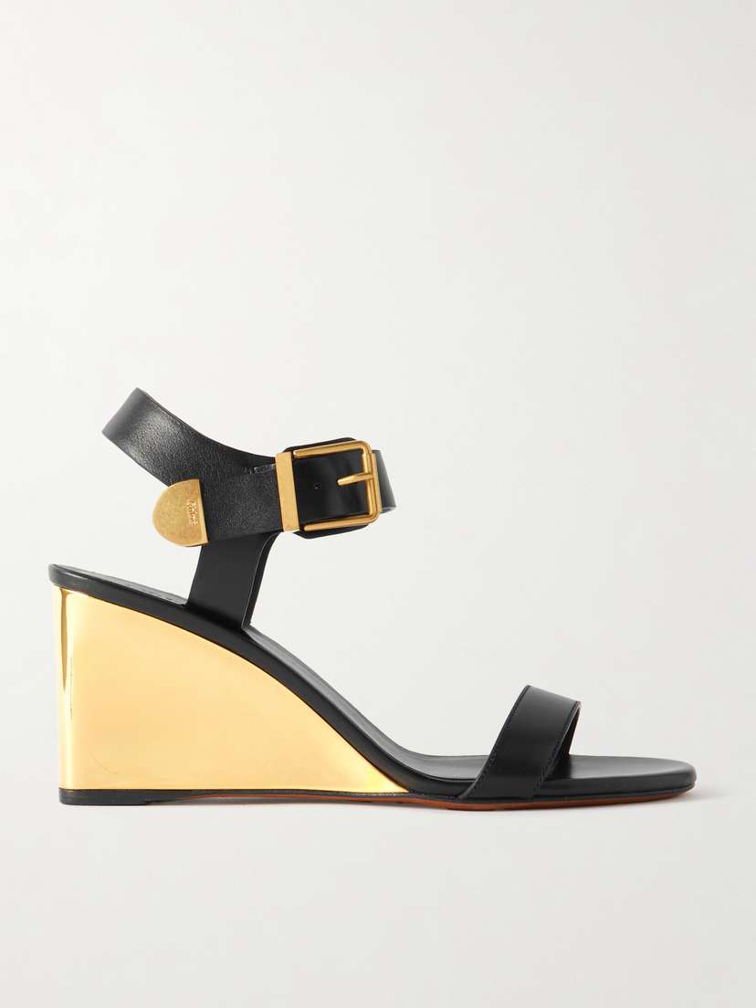 Chloé + Net Sustain Rebecca Leather Sandals