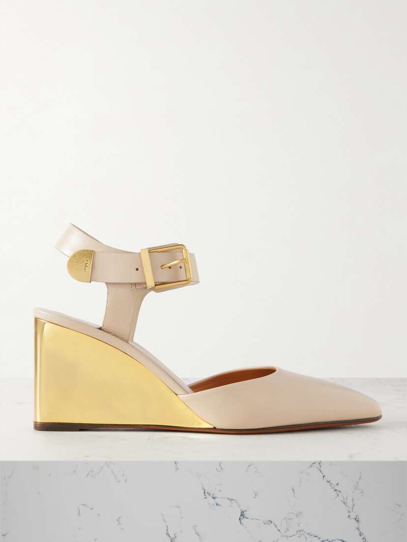 Chloé + Net Sustain Rebecca Leather Pumps