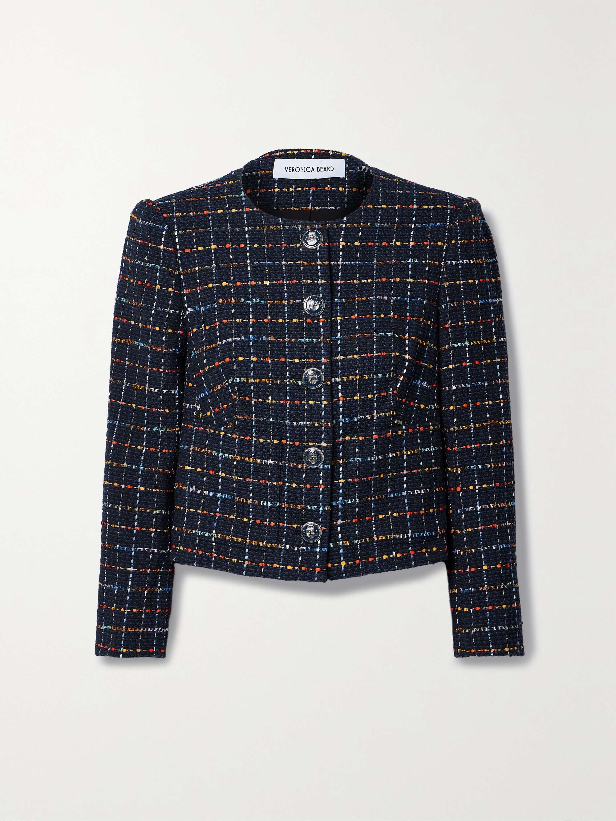 VERONICA BEARD Nathan cotton-blend tweed jacket | NET-A-PORTER