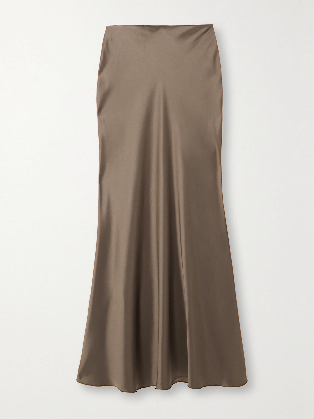 Nanushka + Net Sustain Fea Satin Maxi Skirt In Metallic