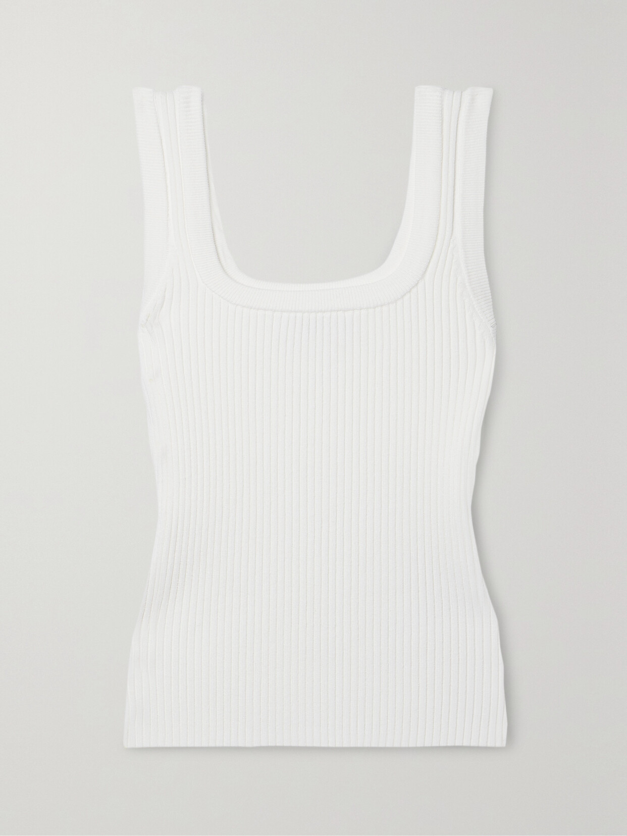 Aje - Bronte Ribbed-knit Tank - Ivory