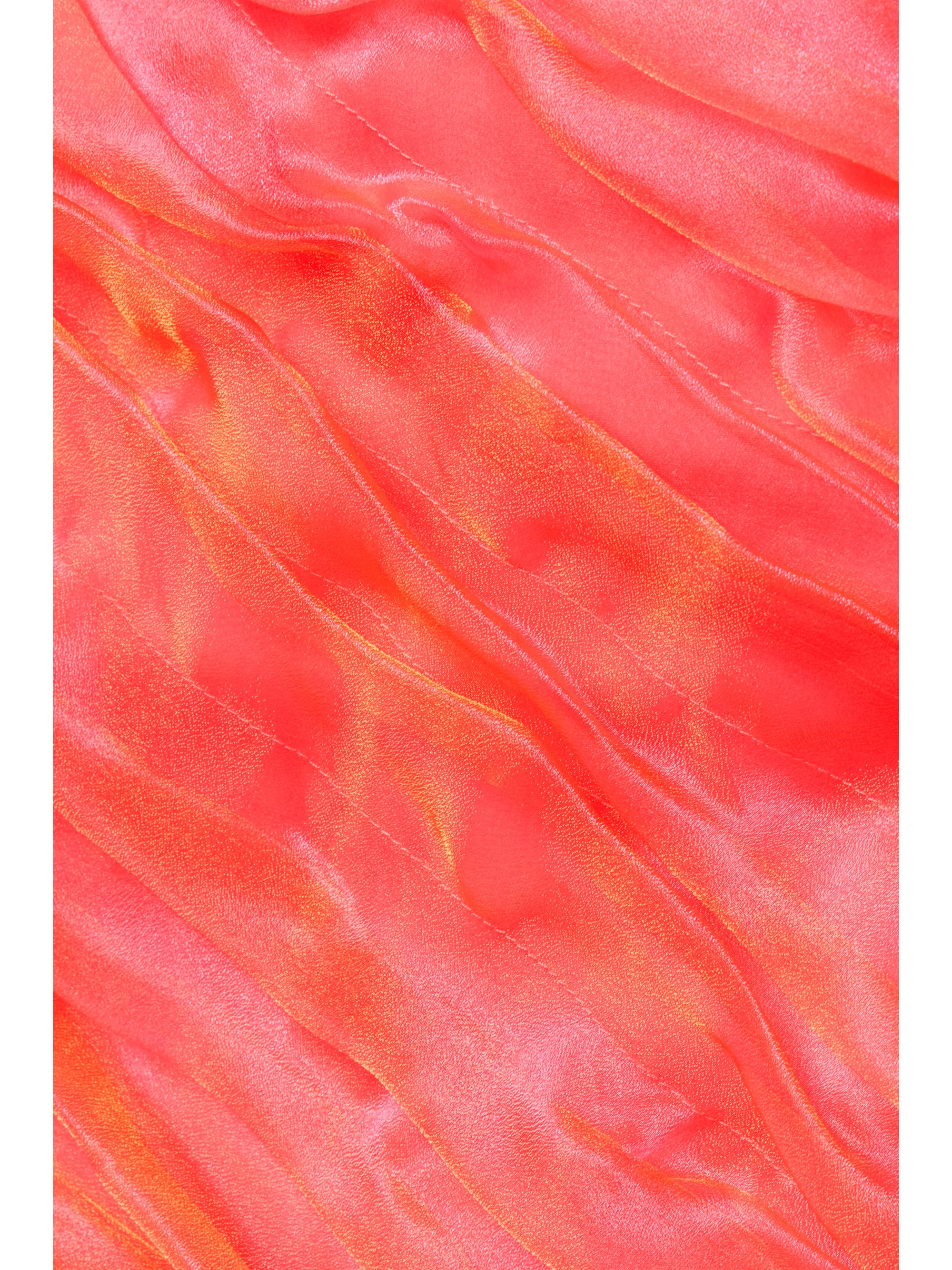 Aje Mercury one-shoulder ruched organza mini dress