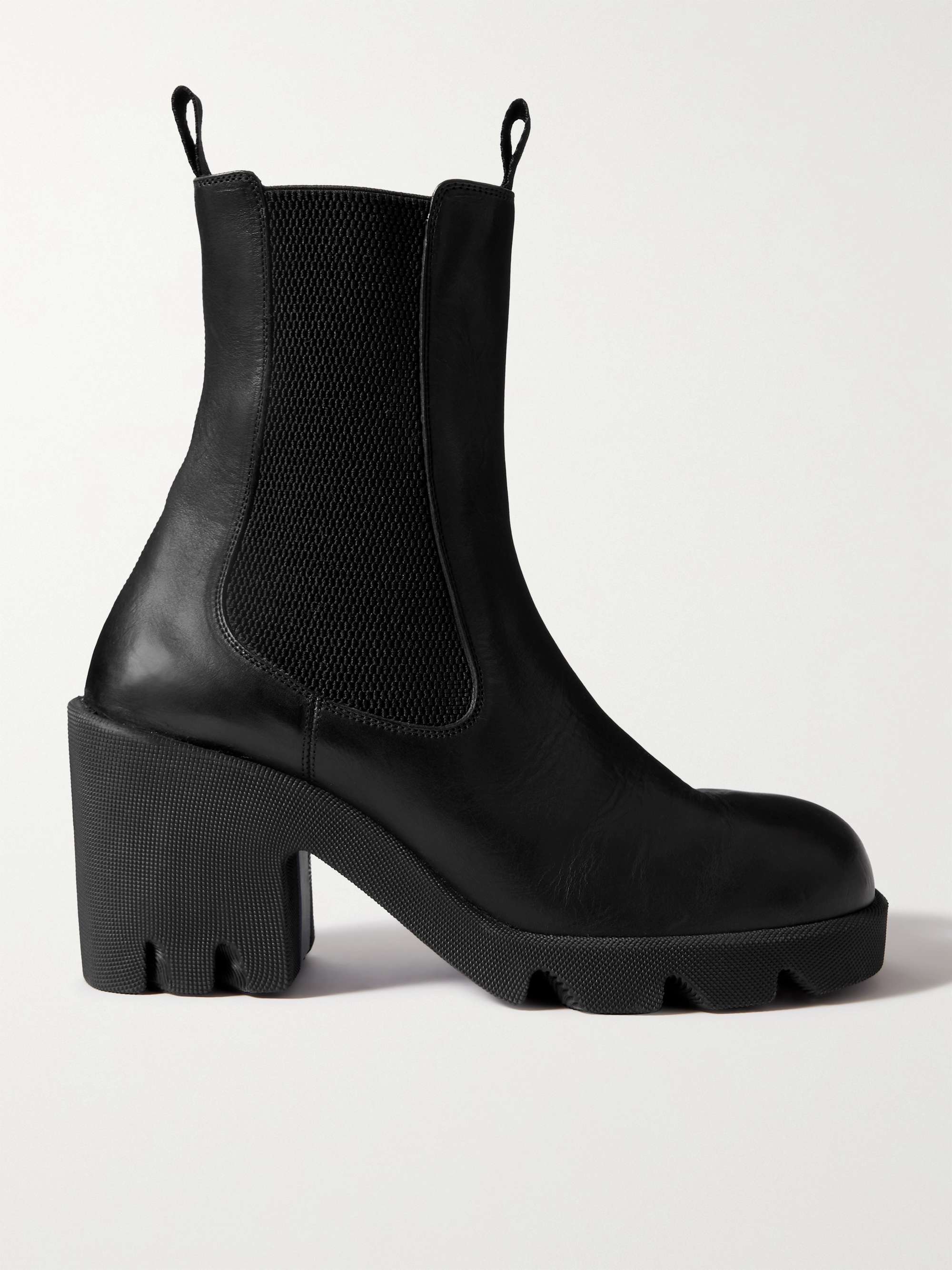 BURBERRY Leather Chelsea boots | NET-A-PORTER