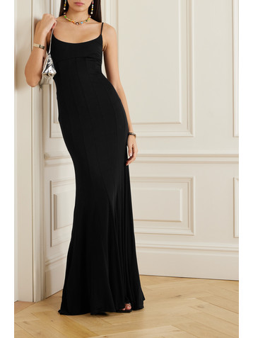 Staud Lauren stretch-jersey gown