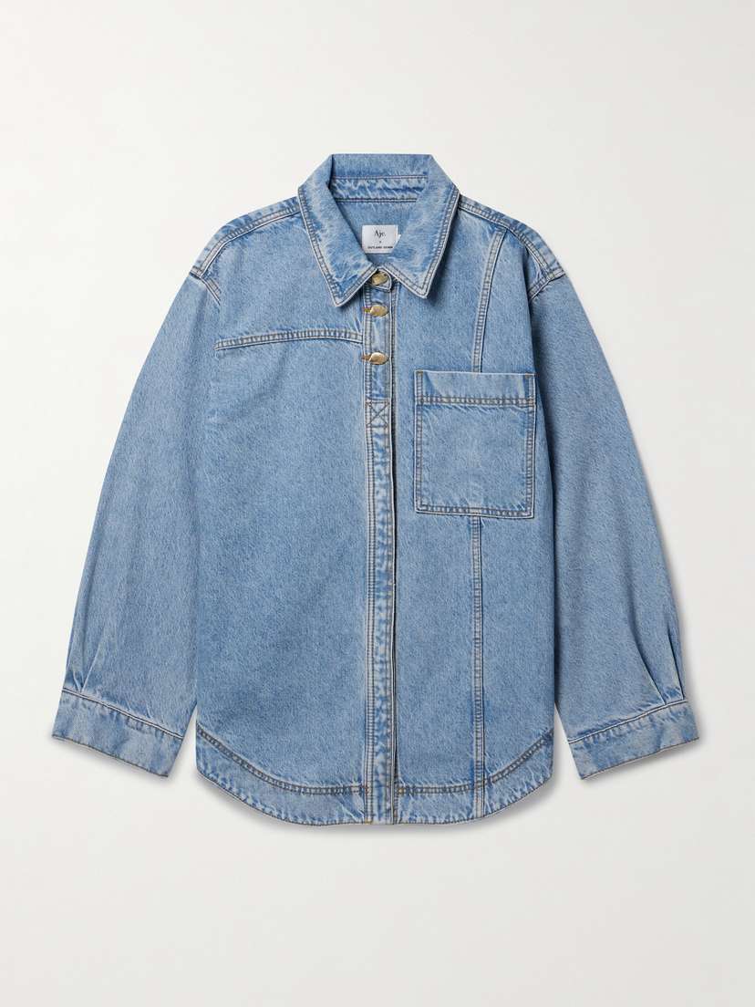 Aje + Net Sustain + Outland Denim Denim Shirt - UK 16