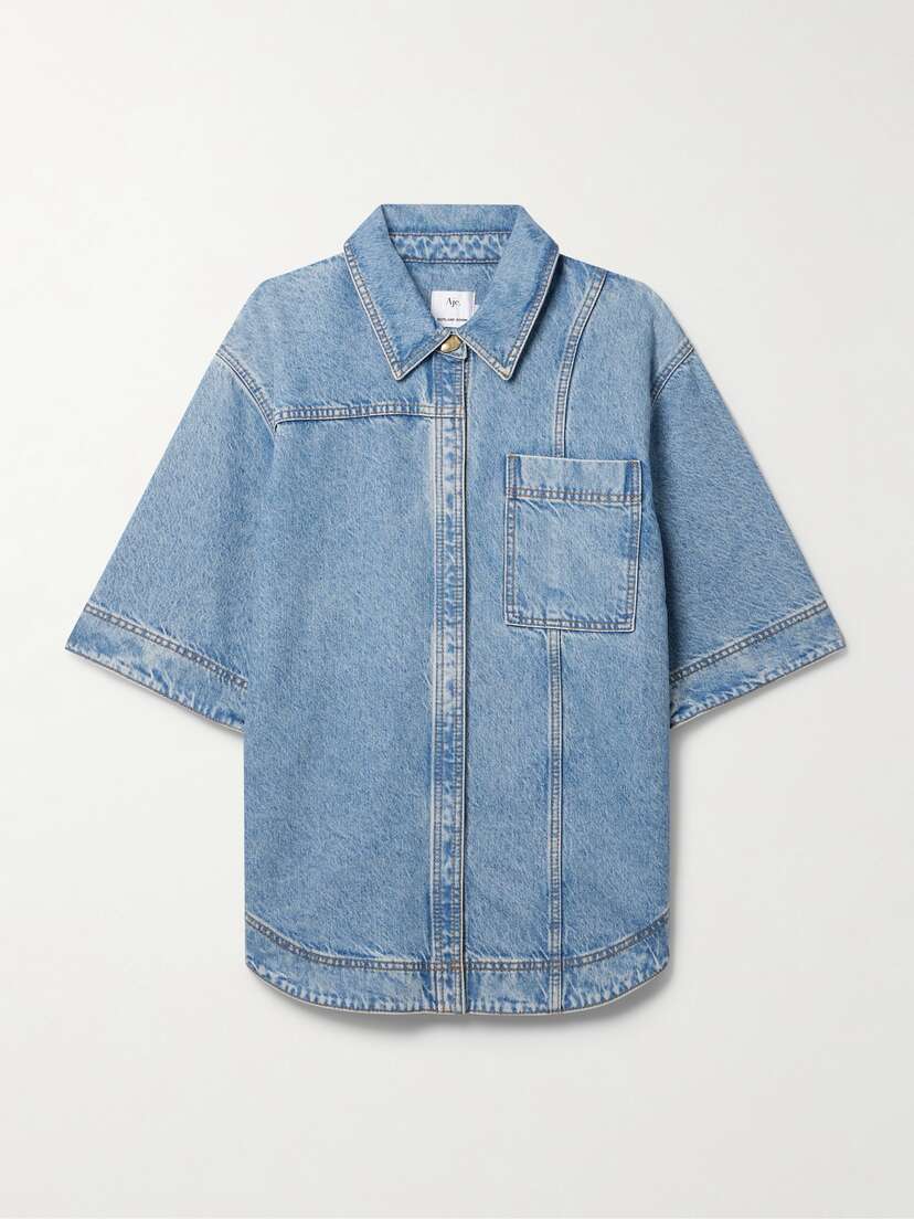 Aje + Net Sustain + Outland Denim Oversized Denim Shirt