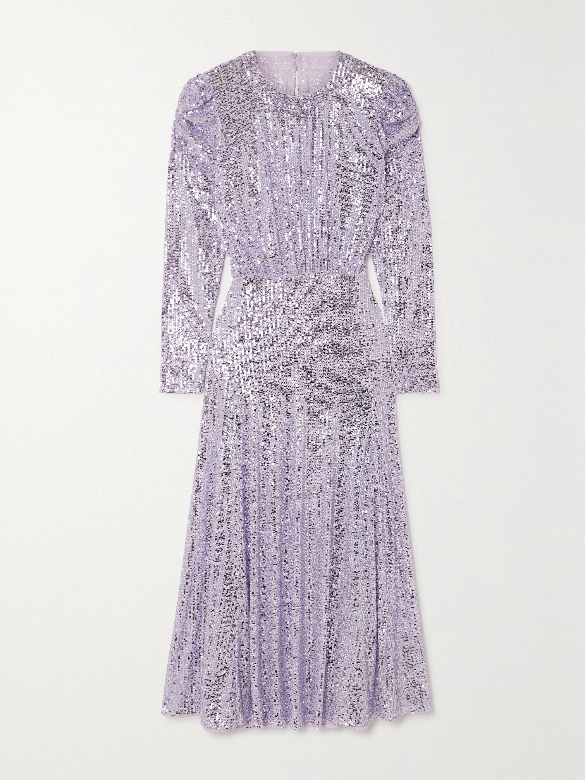 RIXO Cerise gathered sequined stretch-tulle midi dress thumbnail