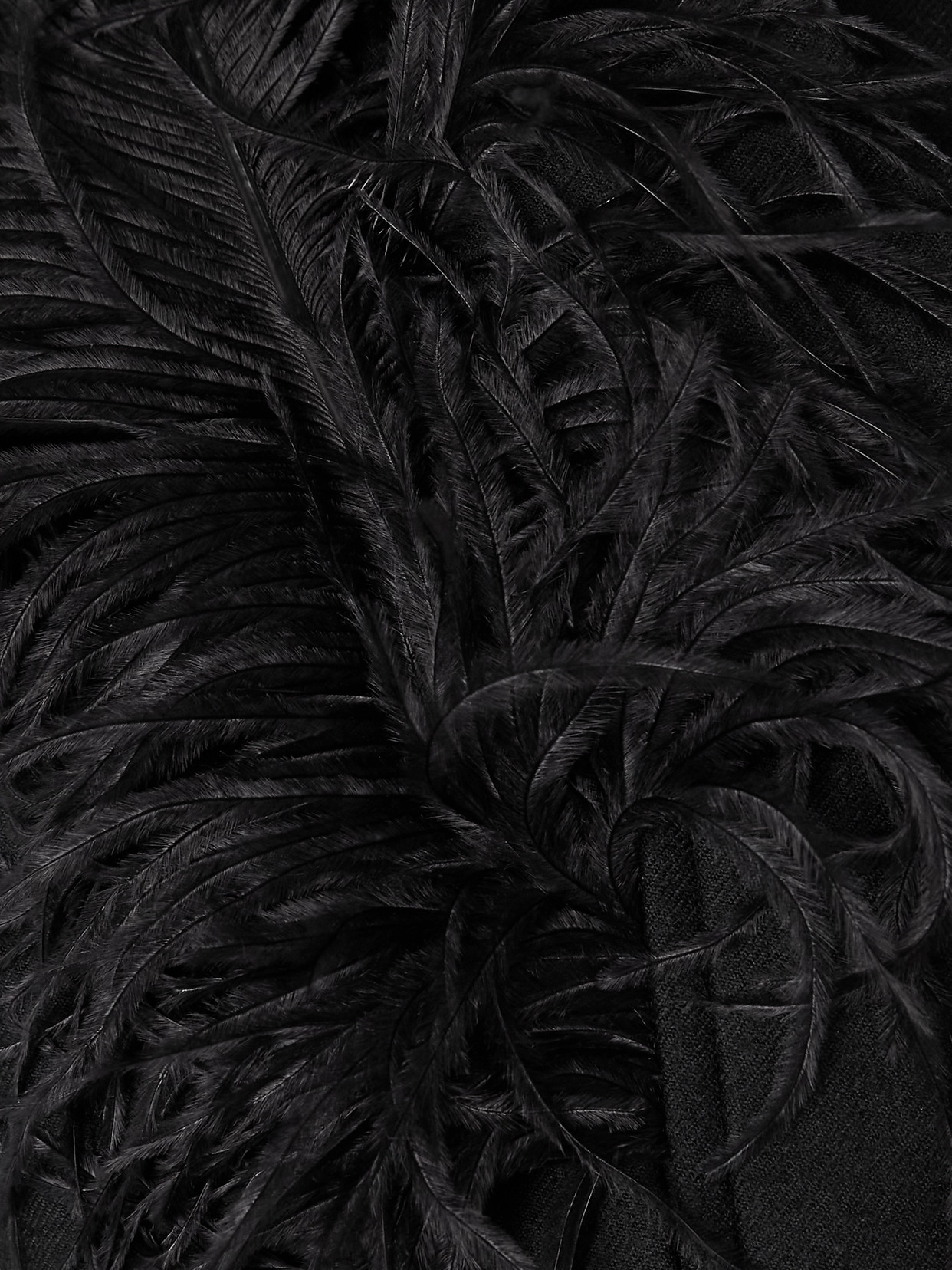 16arlington Ram Feather-trimmed Wool-twill Blazer In Black
