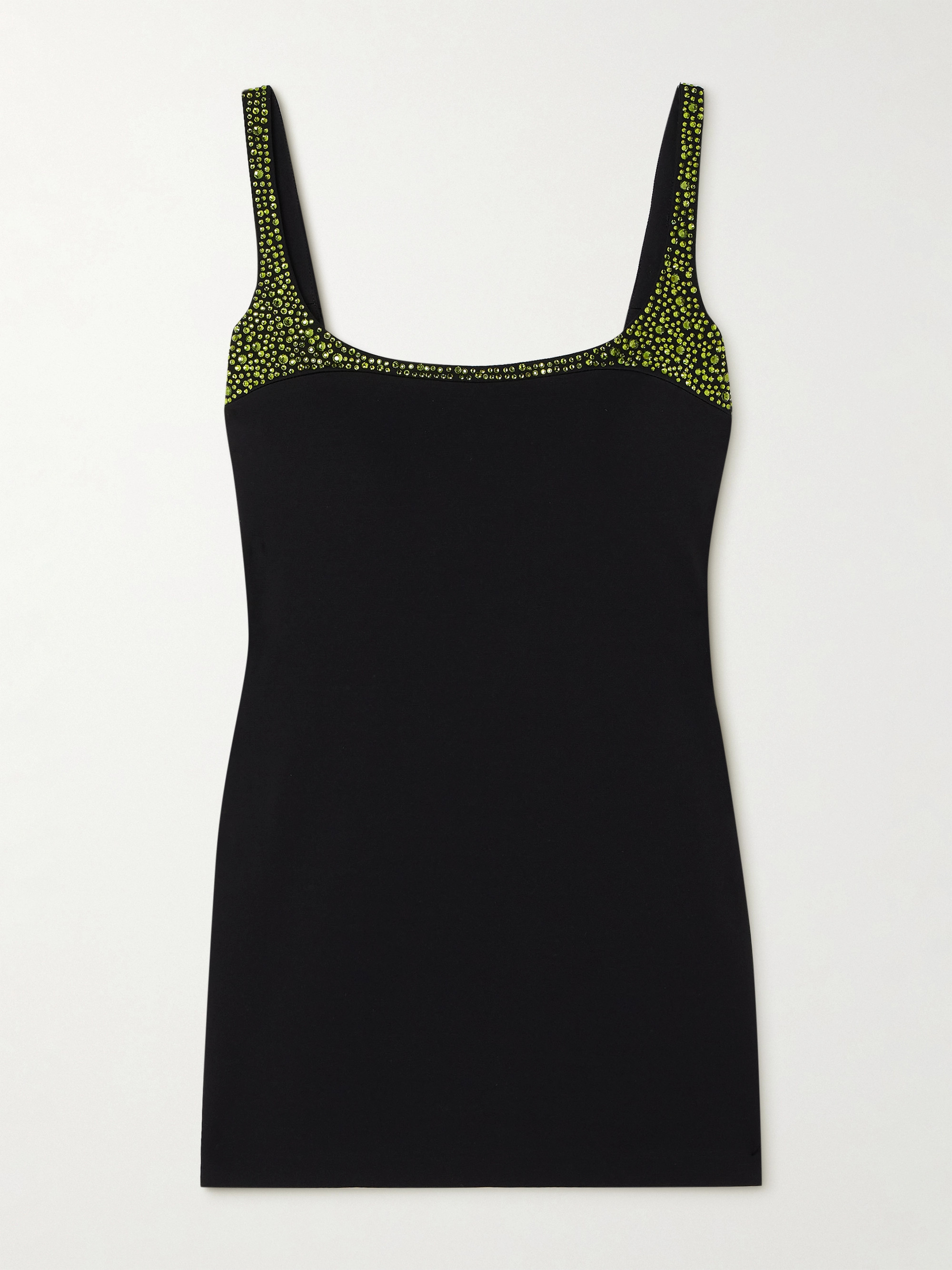 16Arlington Bria crystal-embellished jersey mini dress