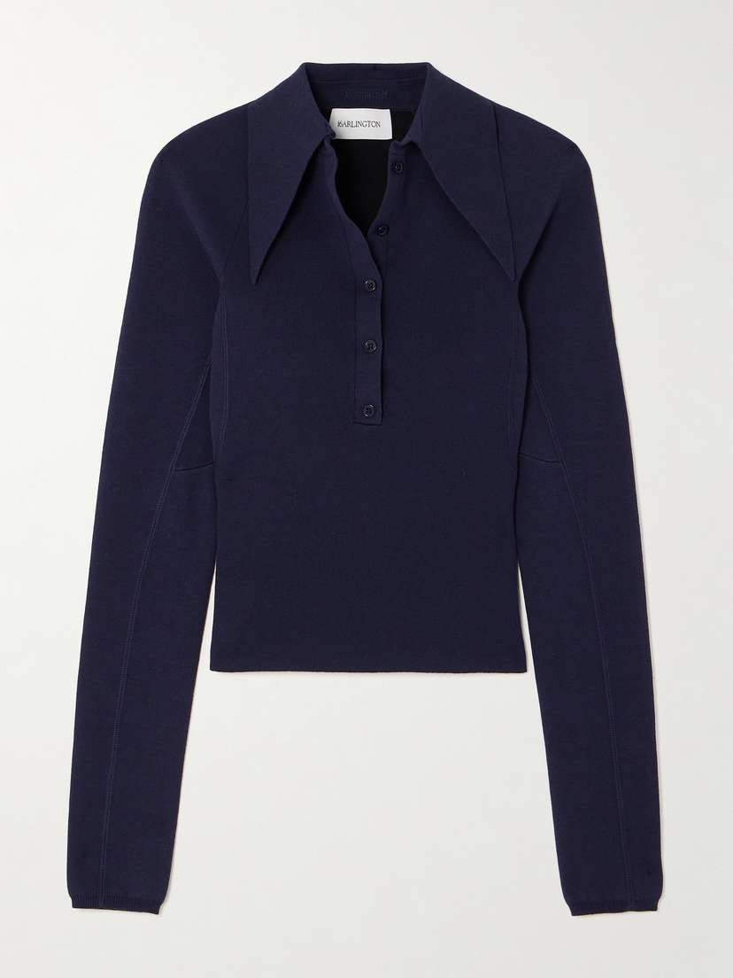 16ARLINGTON Vitara Silk And Cotton-blend Top