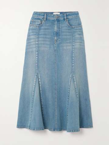 Designer hot sale denim skirt