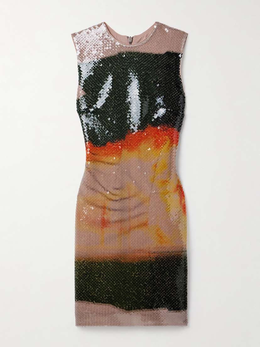 16ARLINGTON Aveo Sequined Tulle Mini Dress