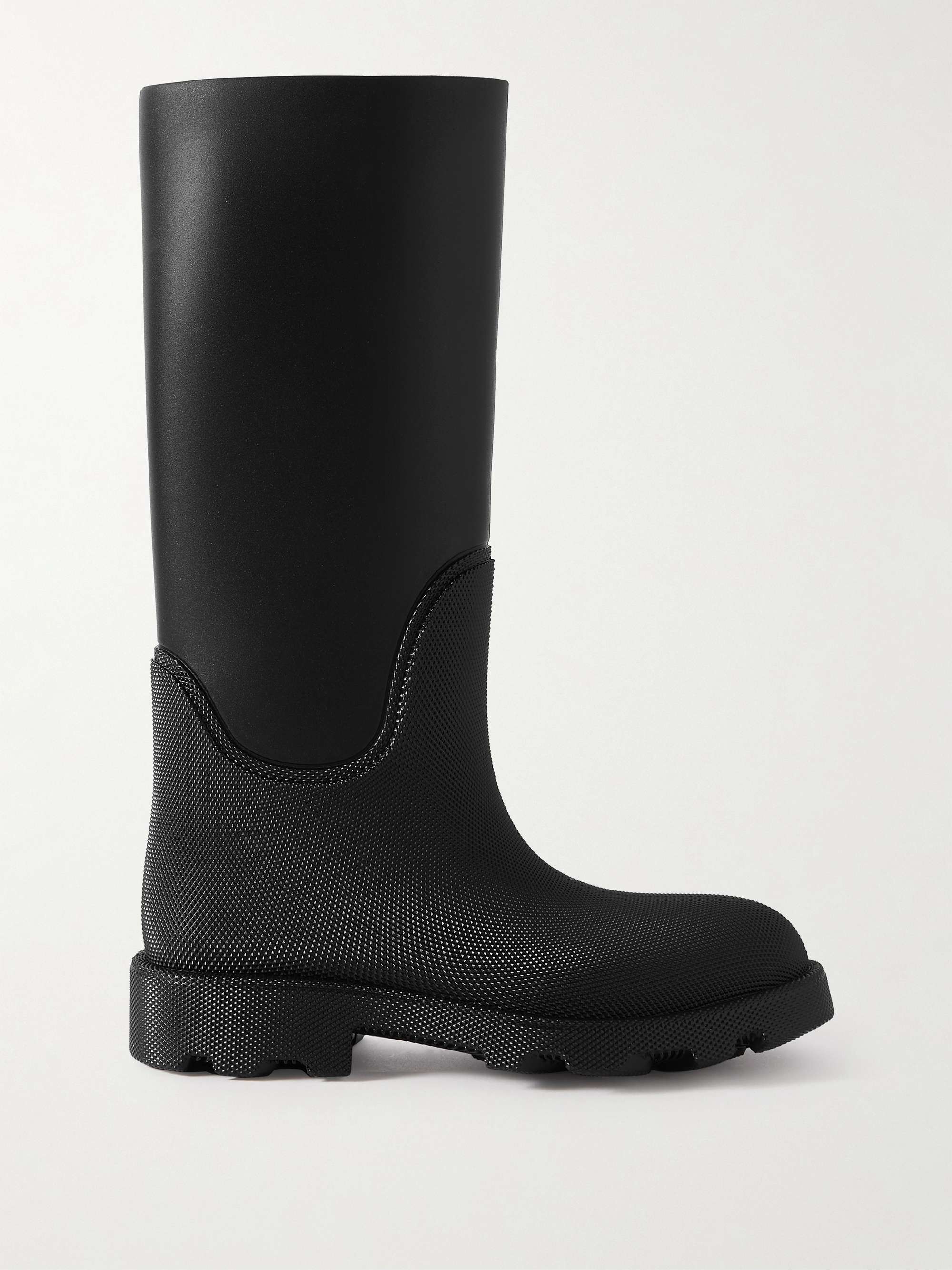 BURBERRY Rubber knee boots | NET-A-PORTER