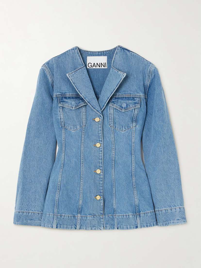 Ganni + Net Sustain Organic Denim Blazer
