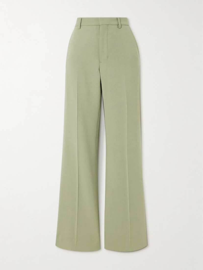 AMI PARIS Twill Flared Pants